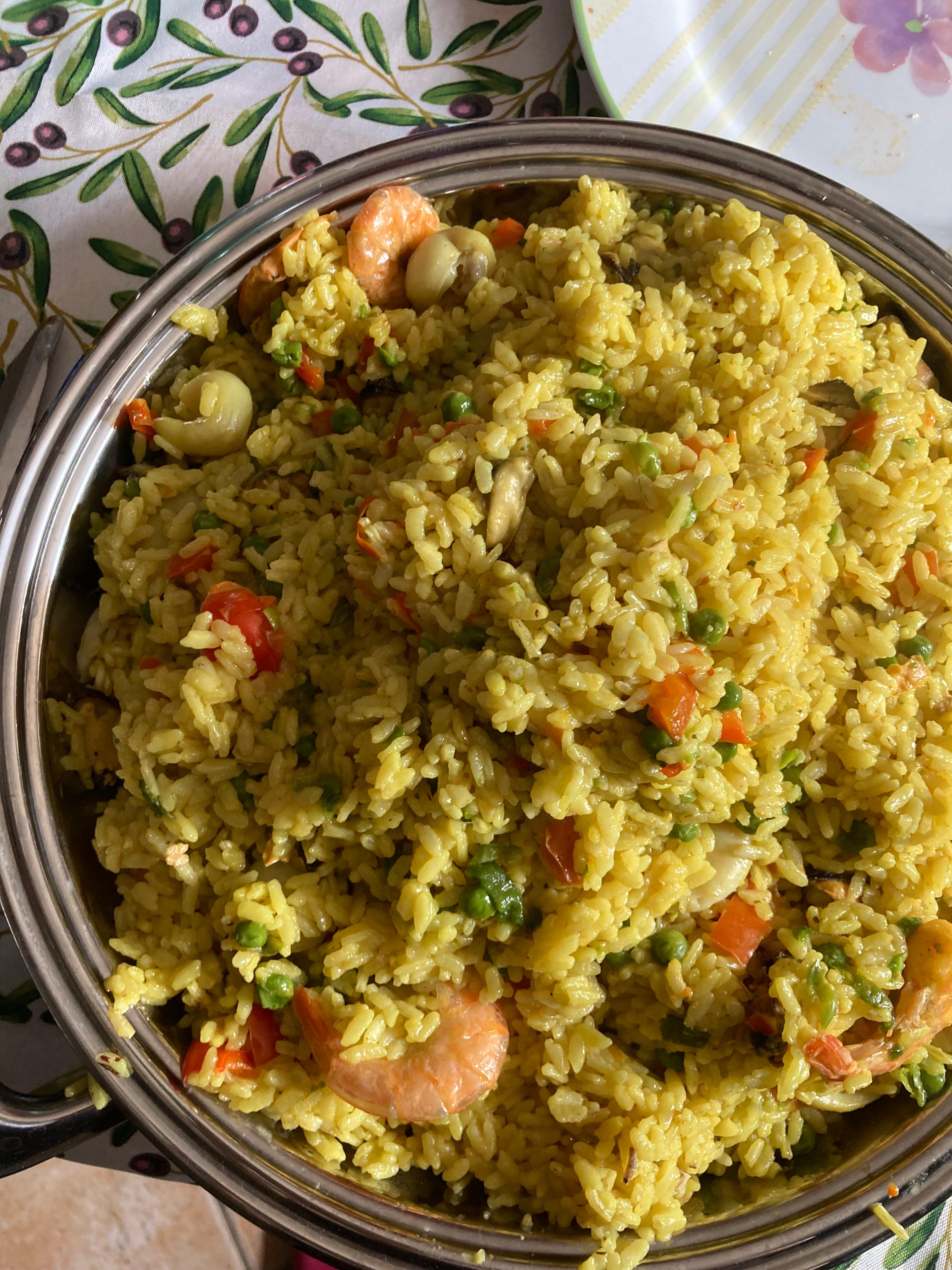 Paella di pesce veloce