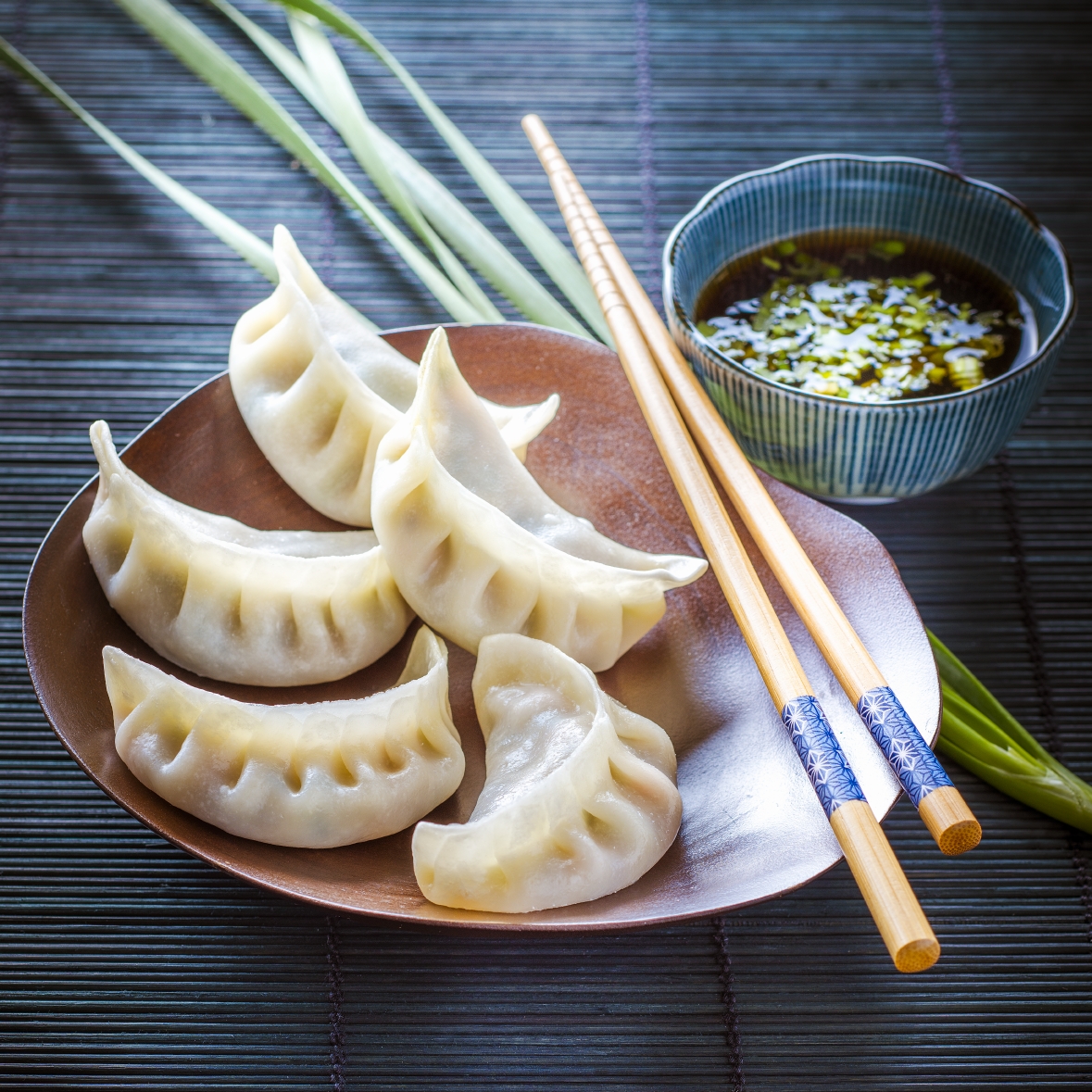 Dim sum con gambas