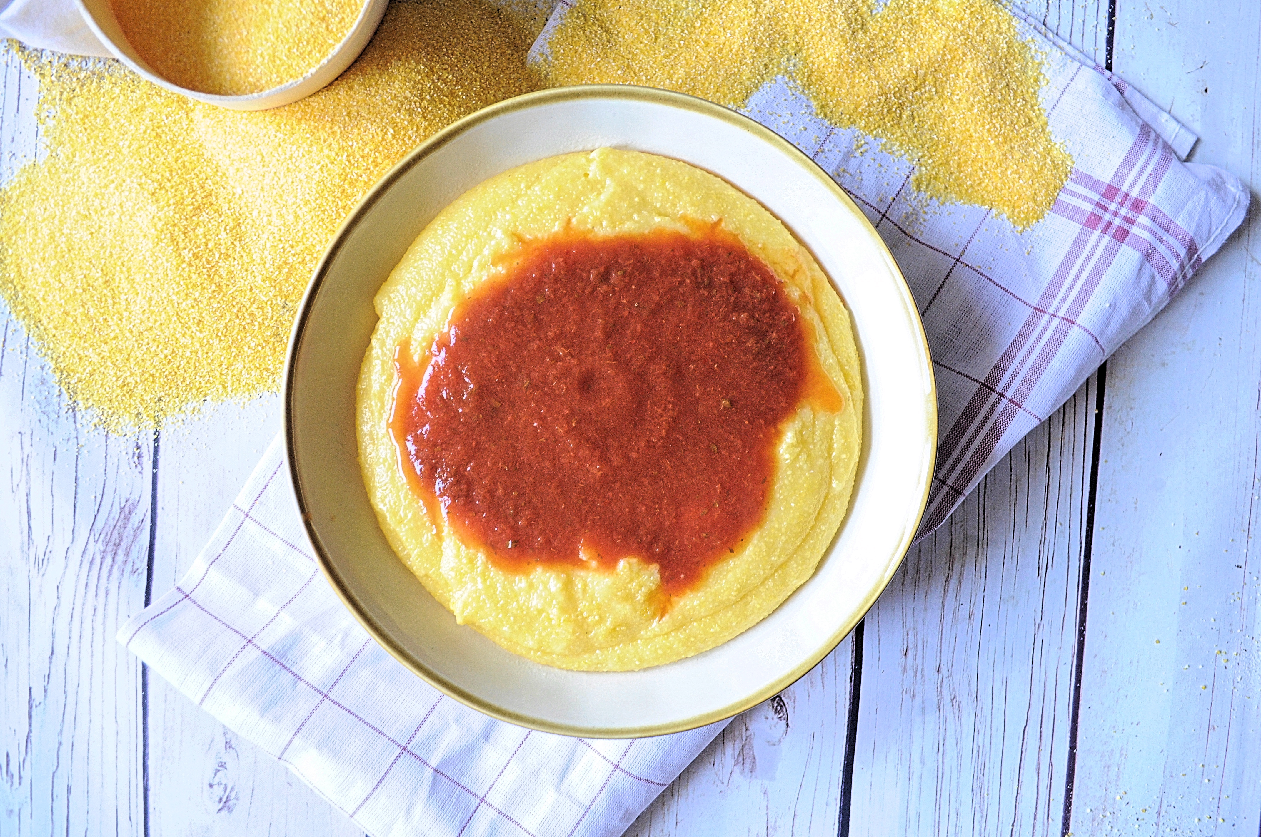 Polenta alla cardinale