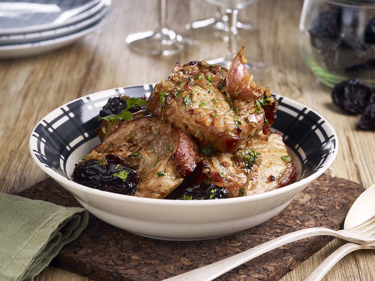 Schweinefilet mit Backpflaumen
