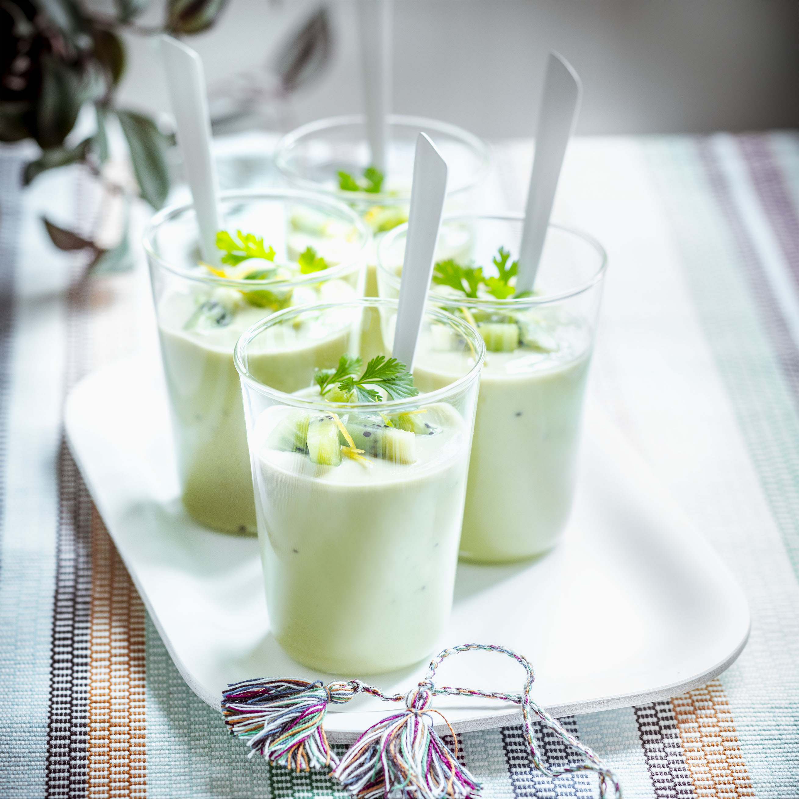 Batido de aguacate y kiwi