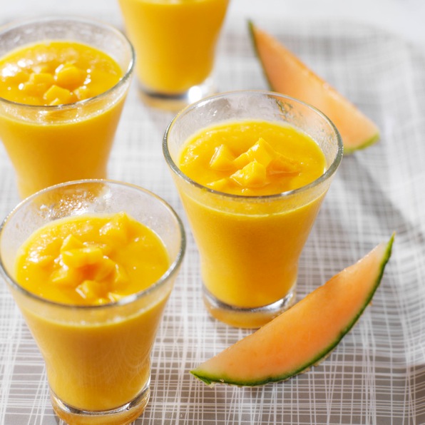 Gazpacho de melón y mango