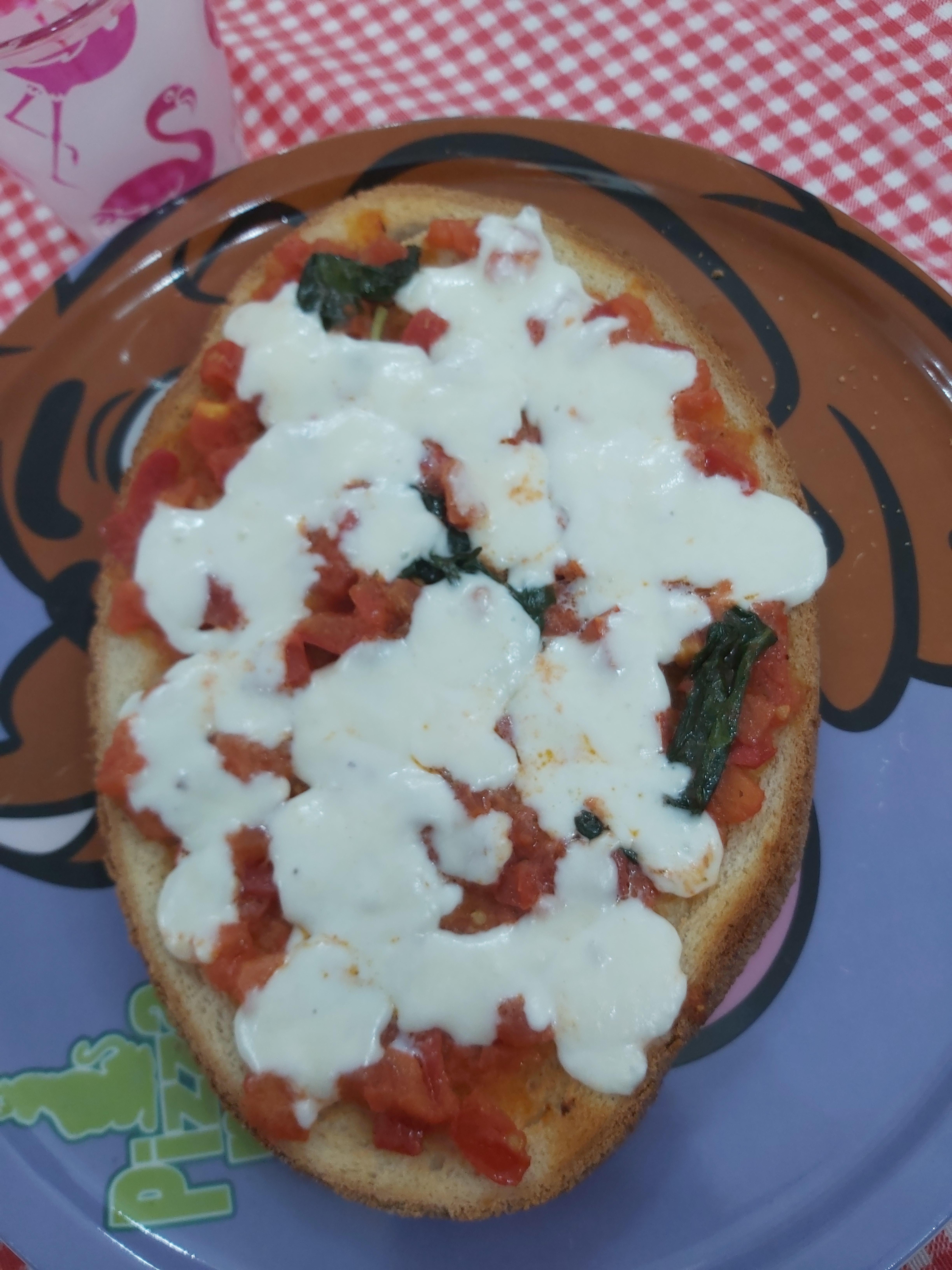 Bruschetta pomodoro e mozzarella