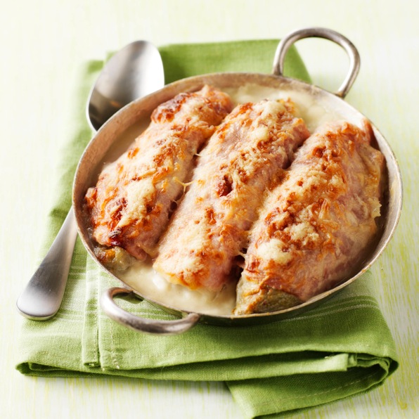 Endivias gratinadas