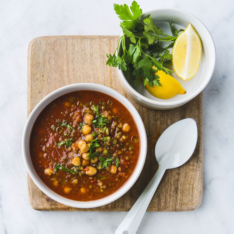 Sopa al estilo marroquí