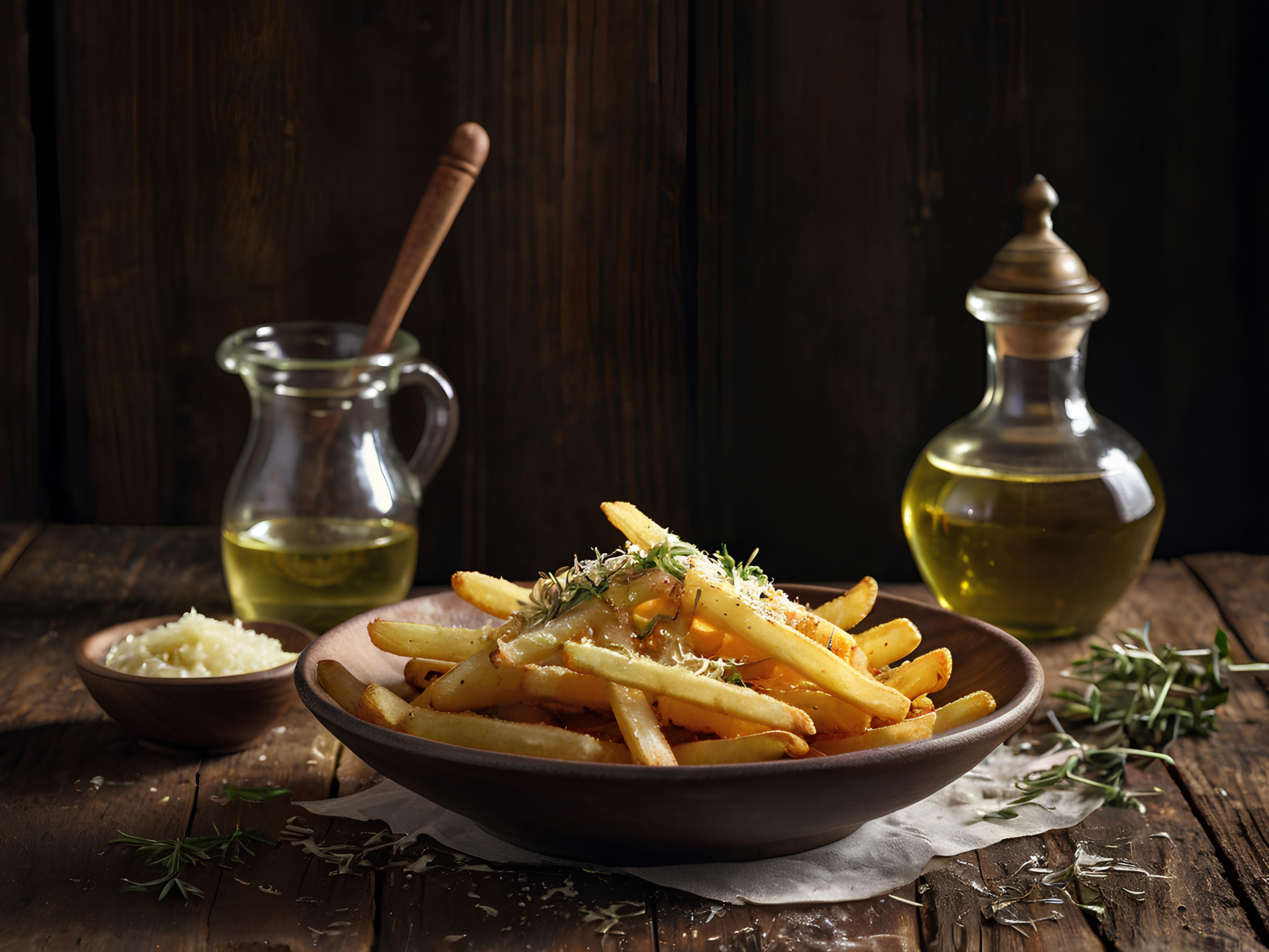 Patatas fritas con Trufa y Parmesano