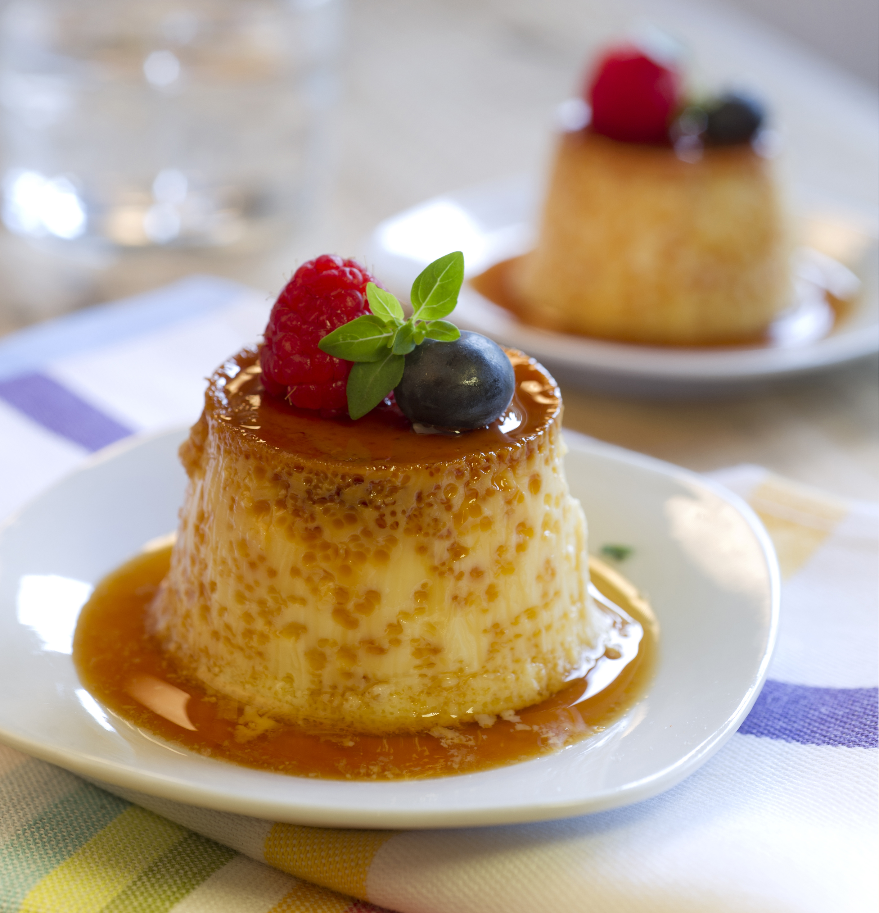 Flan de mató