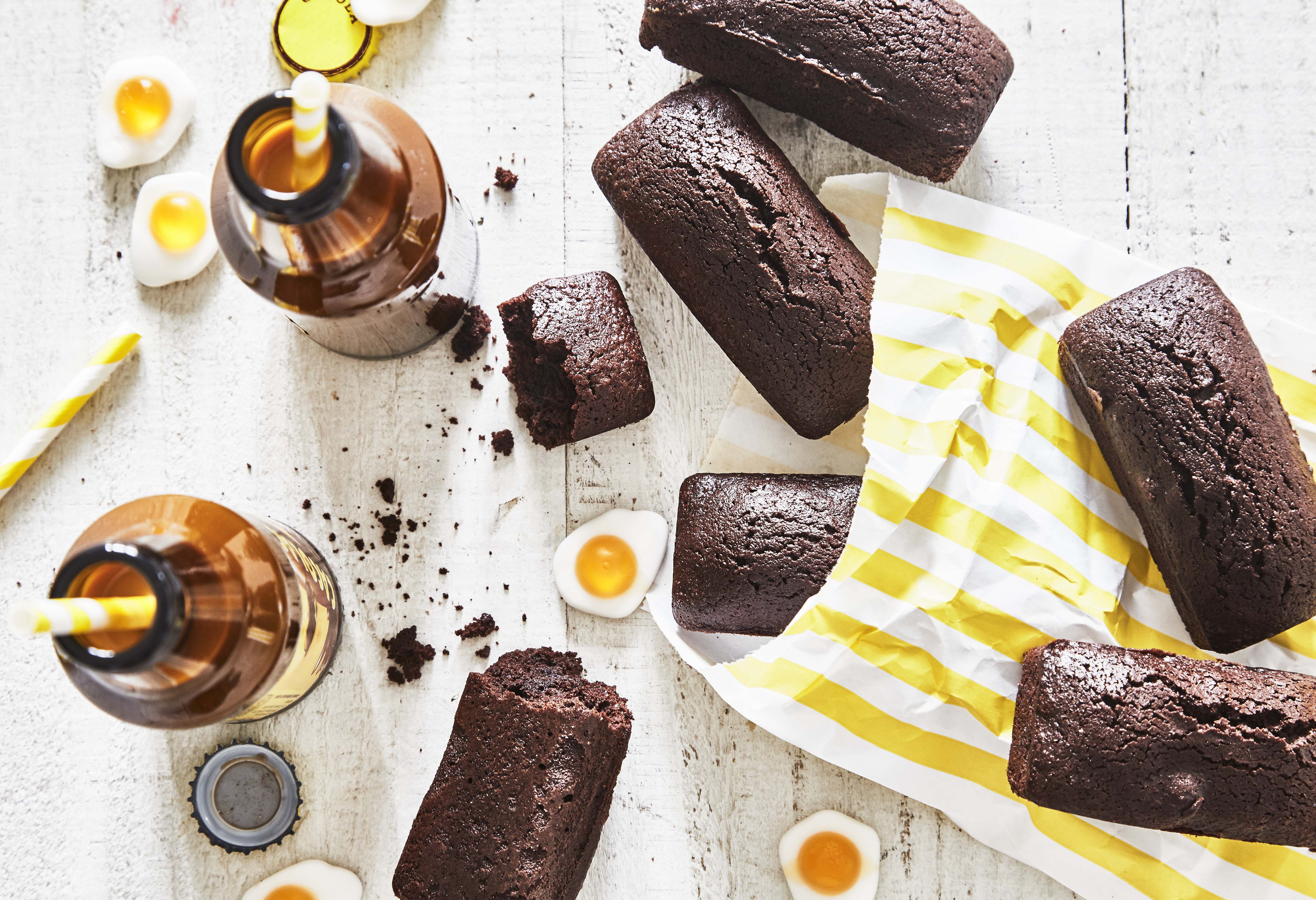 Kakao-Minirührkuchen nach französischer Art
