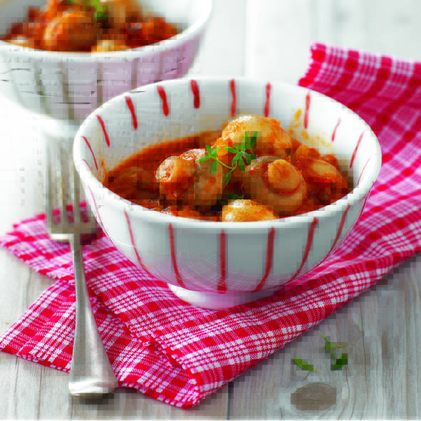 Champiñones al estilo griego