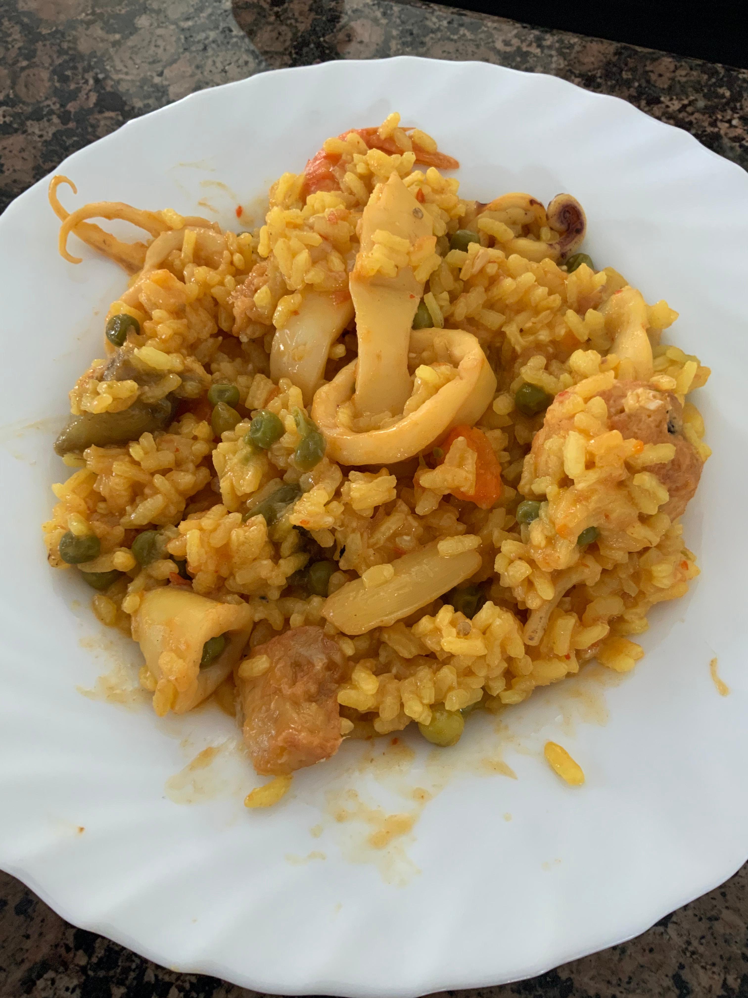Arroz con pescado