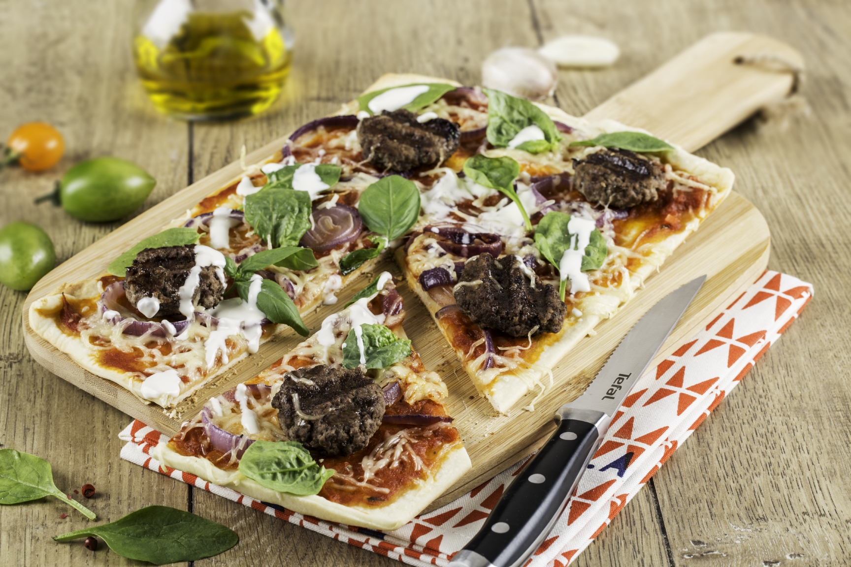 Pizza für Fleischliebhaber