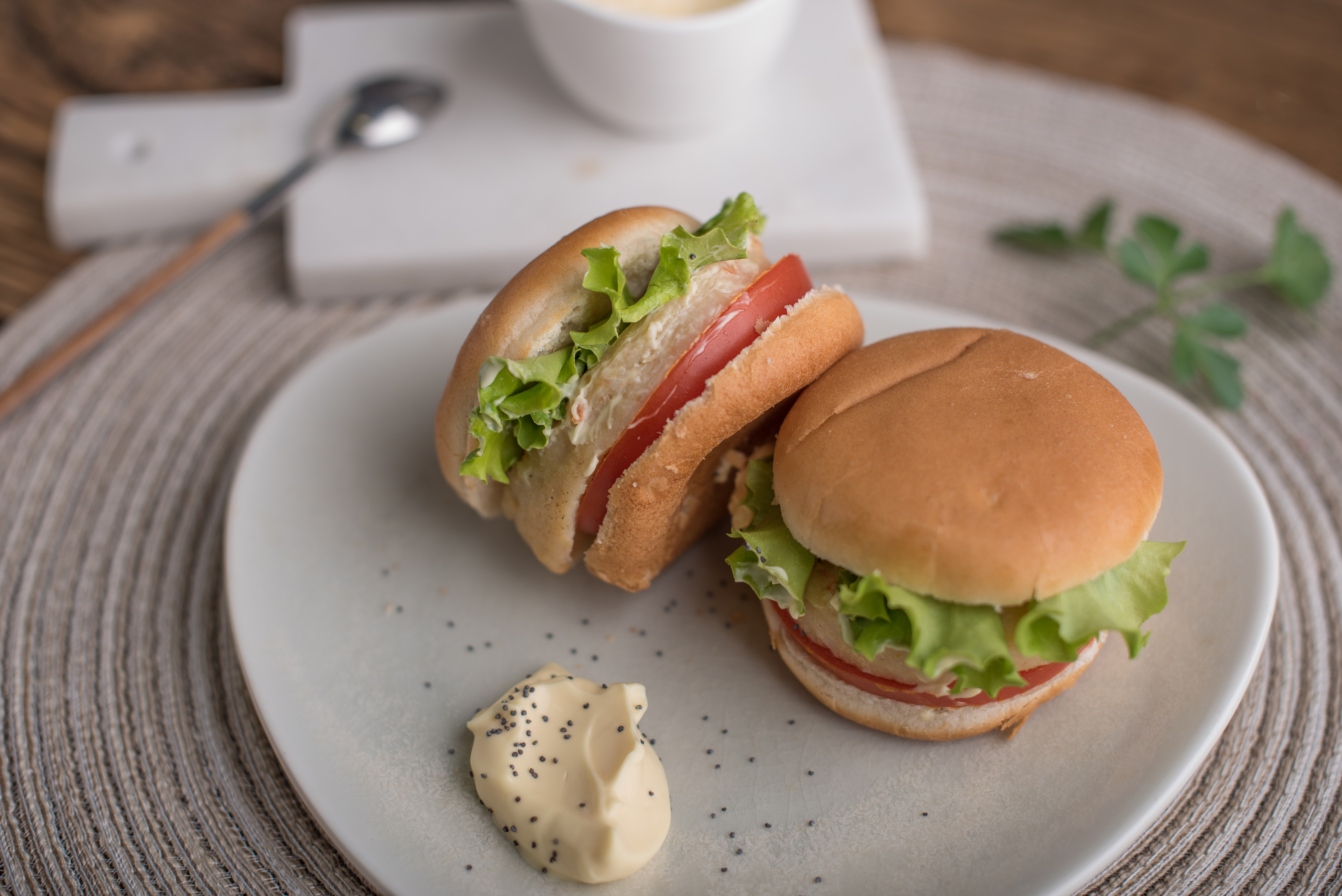 Burger di gallinella al rosmarino
