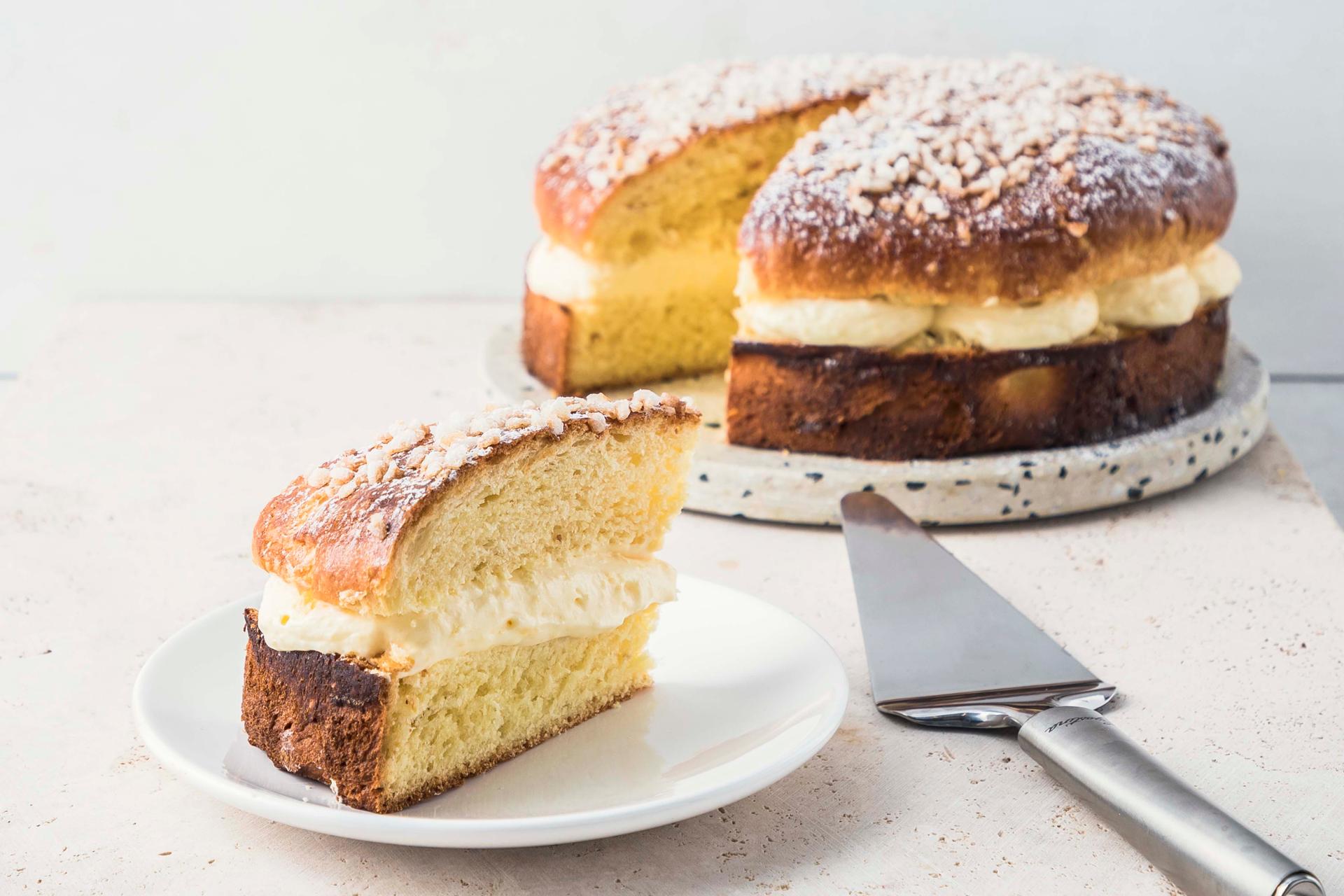 Tarte tropézienne - Recepten Kitchen Machines Touch | Moulinex