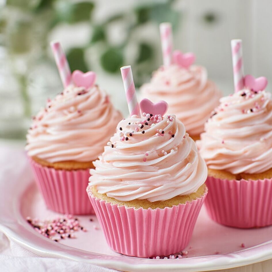 Cupcake del Día de San Valentín