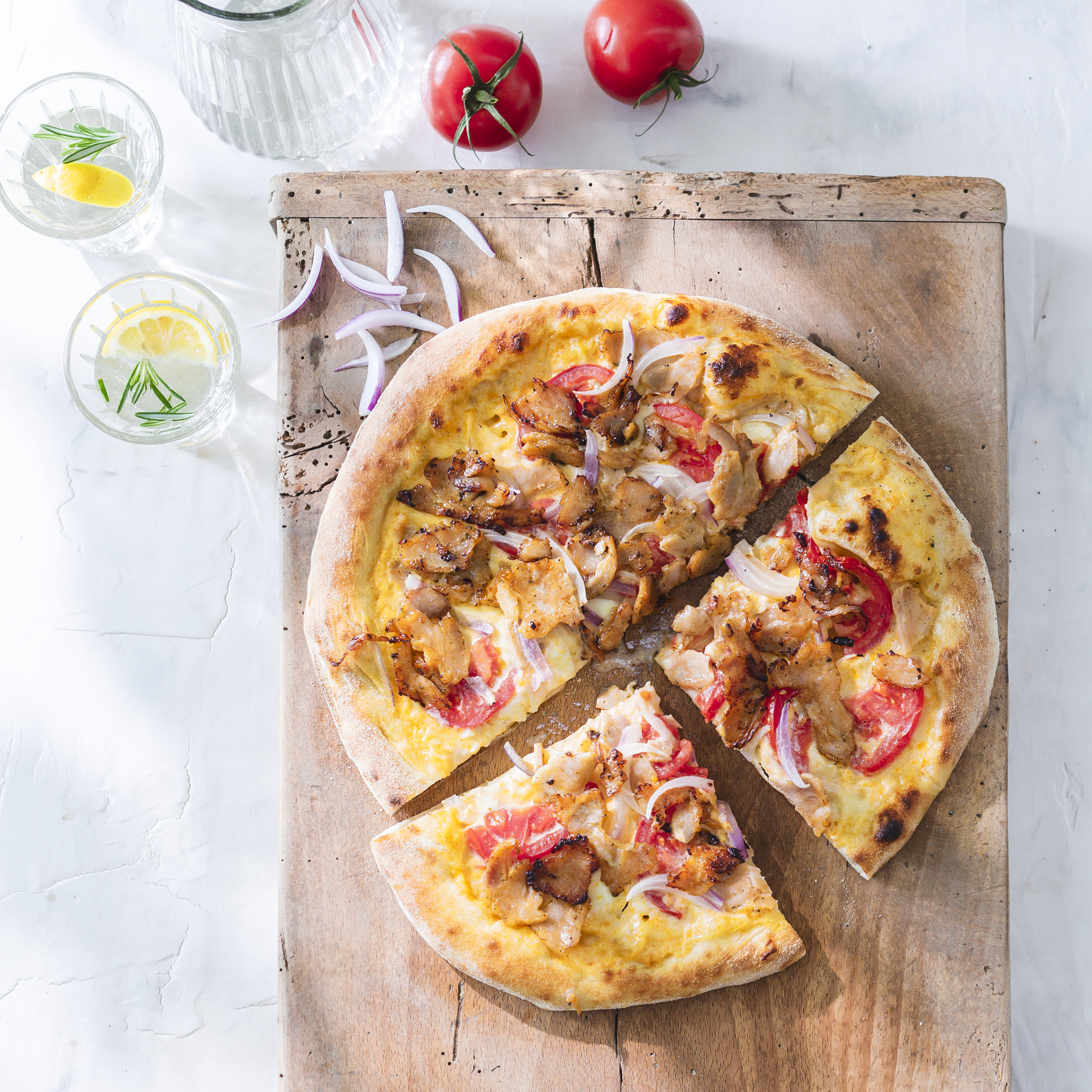 Pizza de Kebab