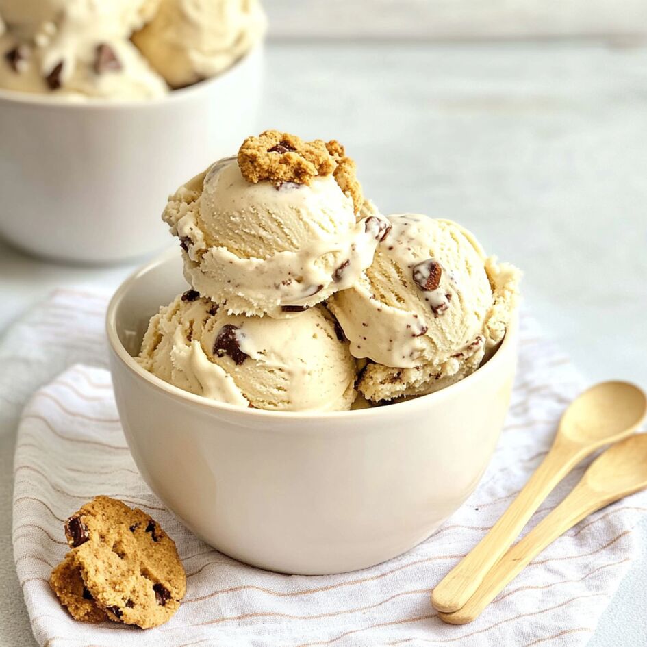 Helado de cookie dough