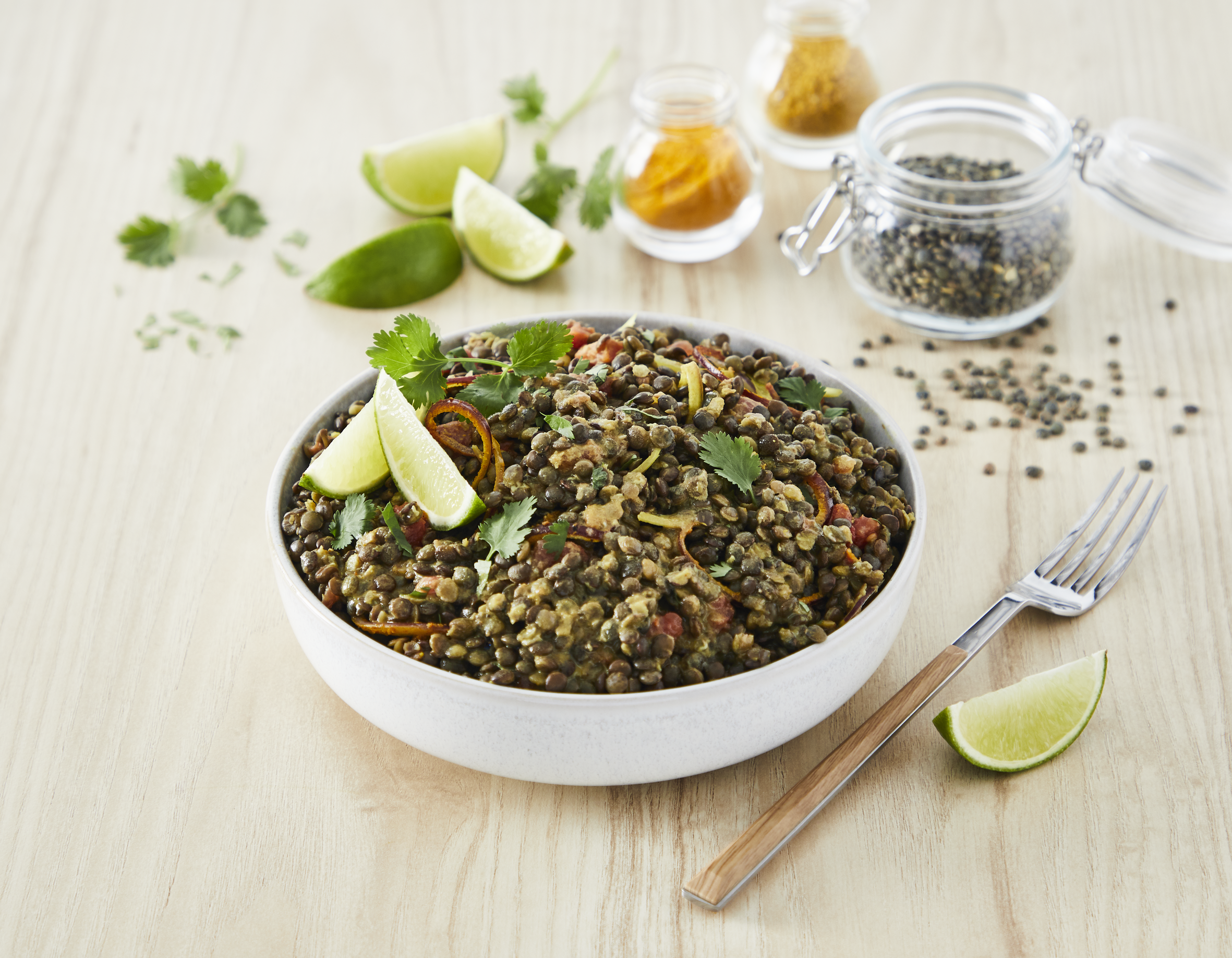 Dal di lenticchie e cipolle