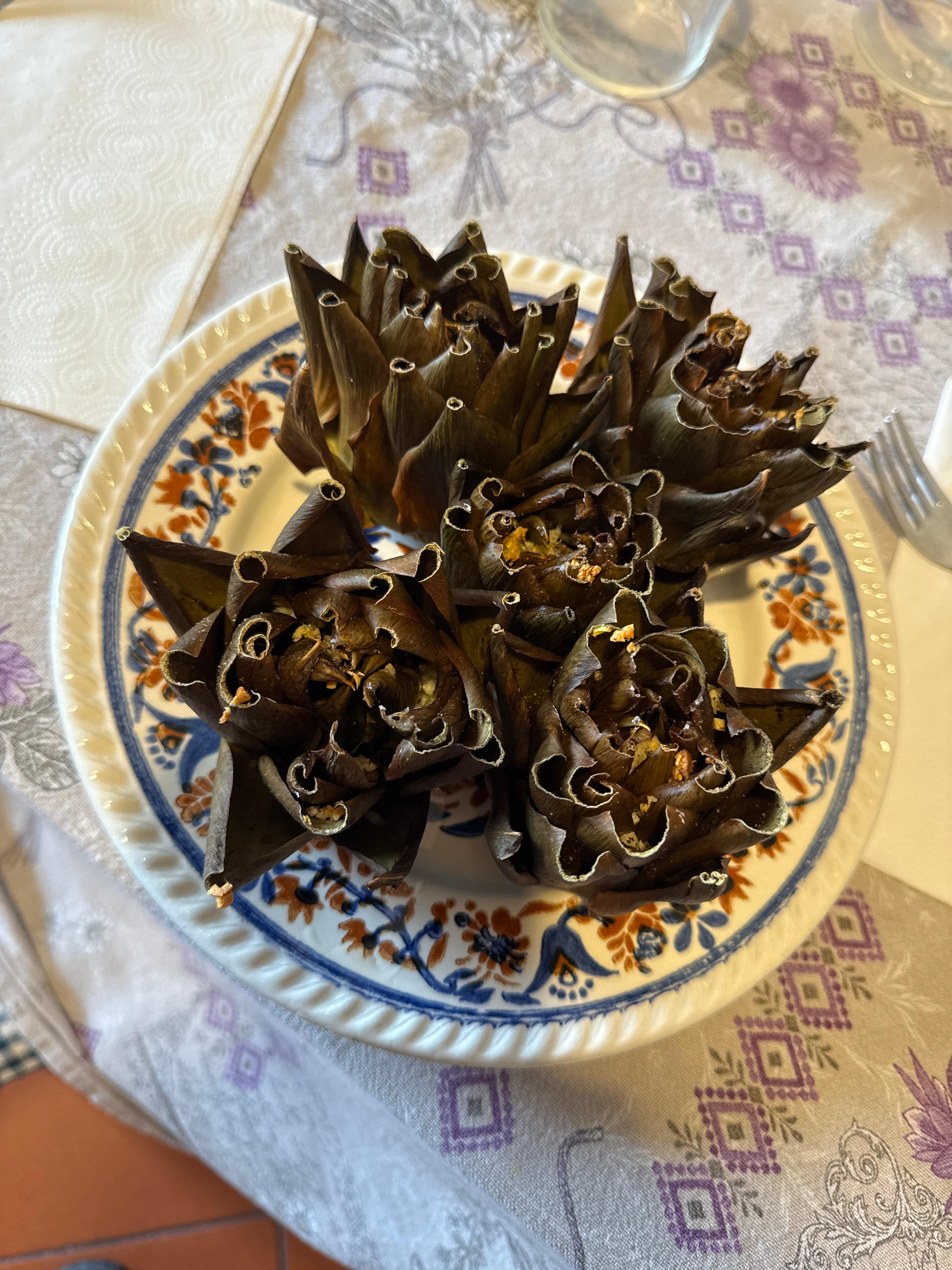 Carciofi arrosto