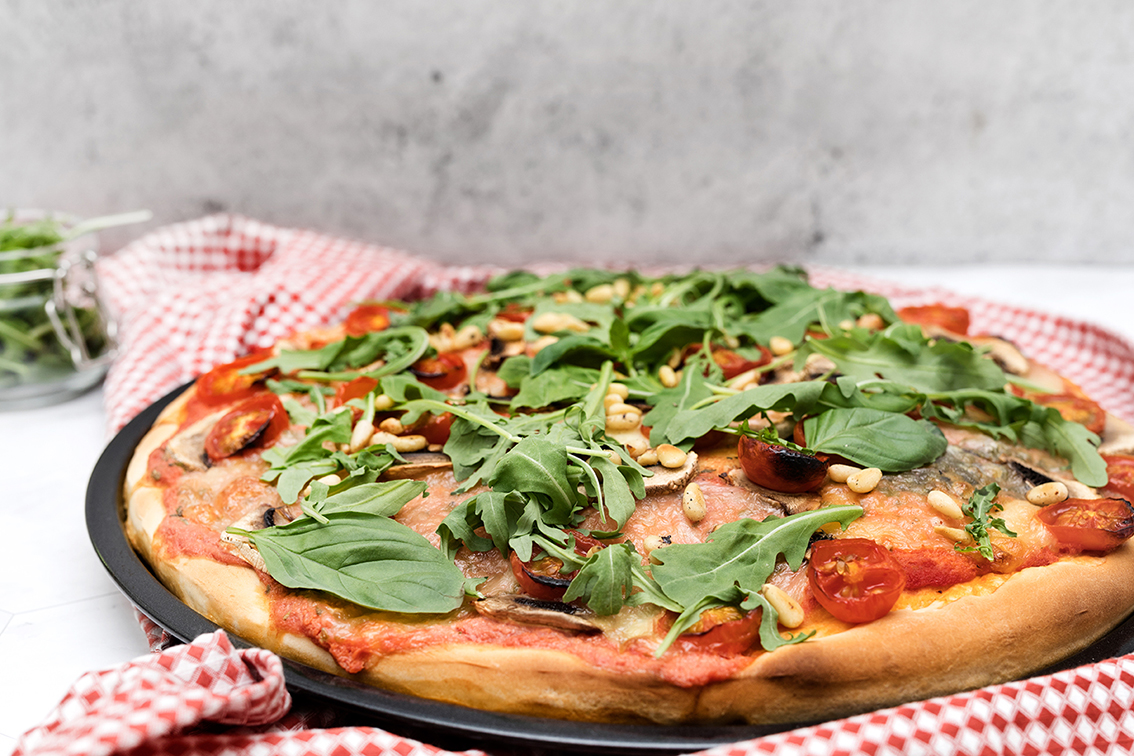 Pizza mediterránea