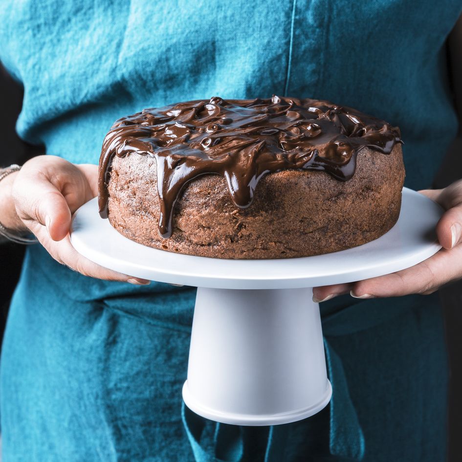 Bizcocho de chocolate y nueces
