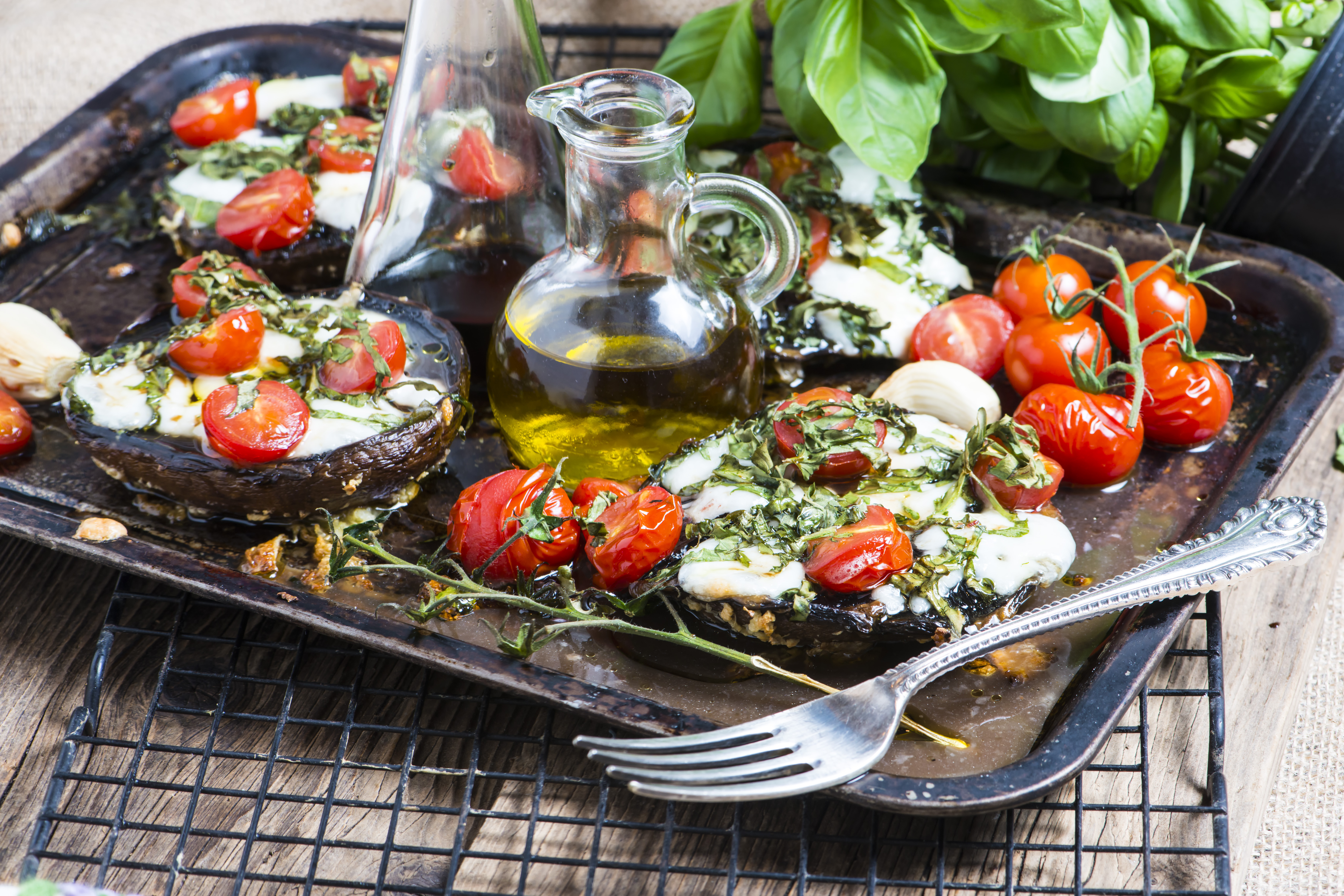 Portobellos Caprese