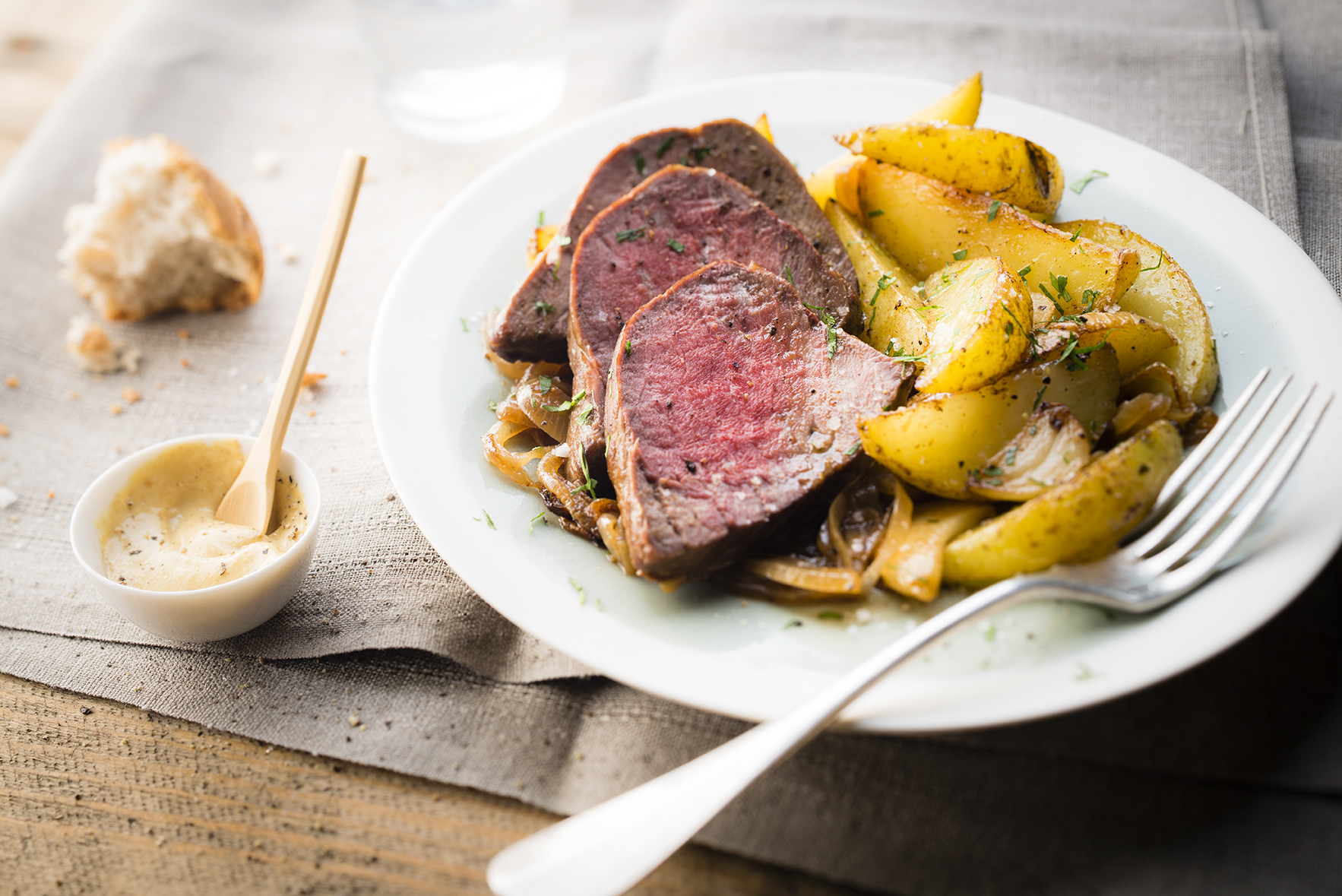 Roast beef alla senape