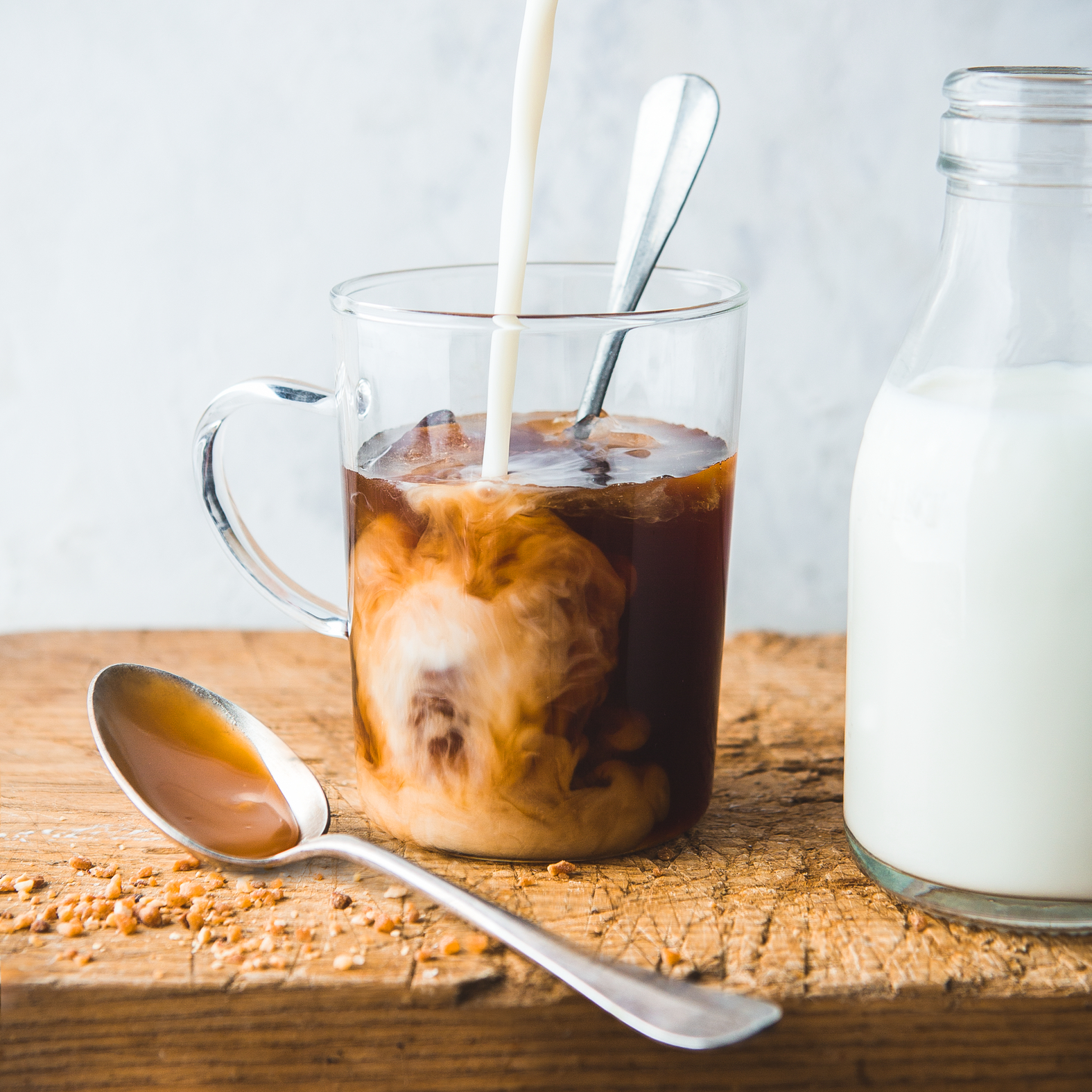 Kalt gebrühter Eiskaffee
