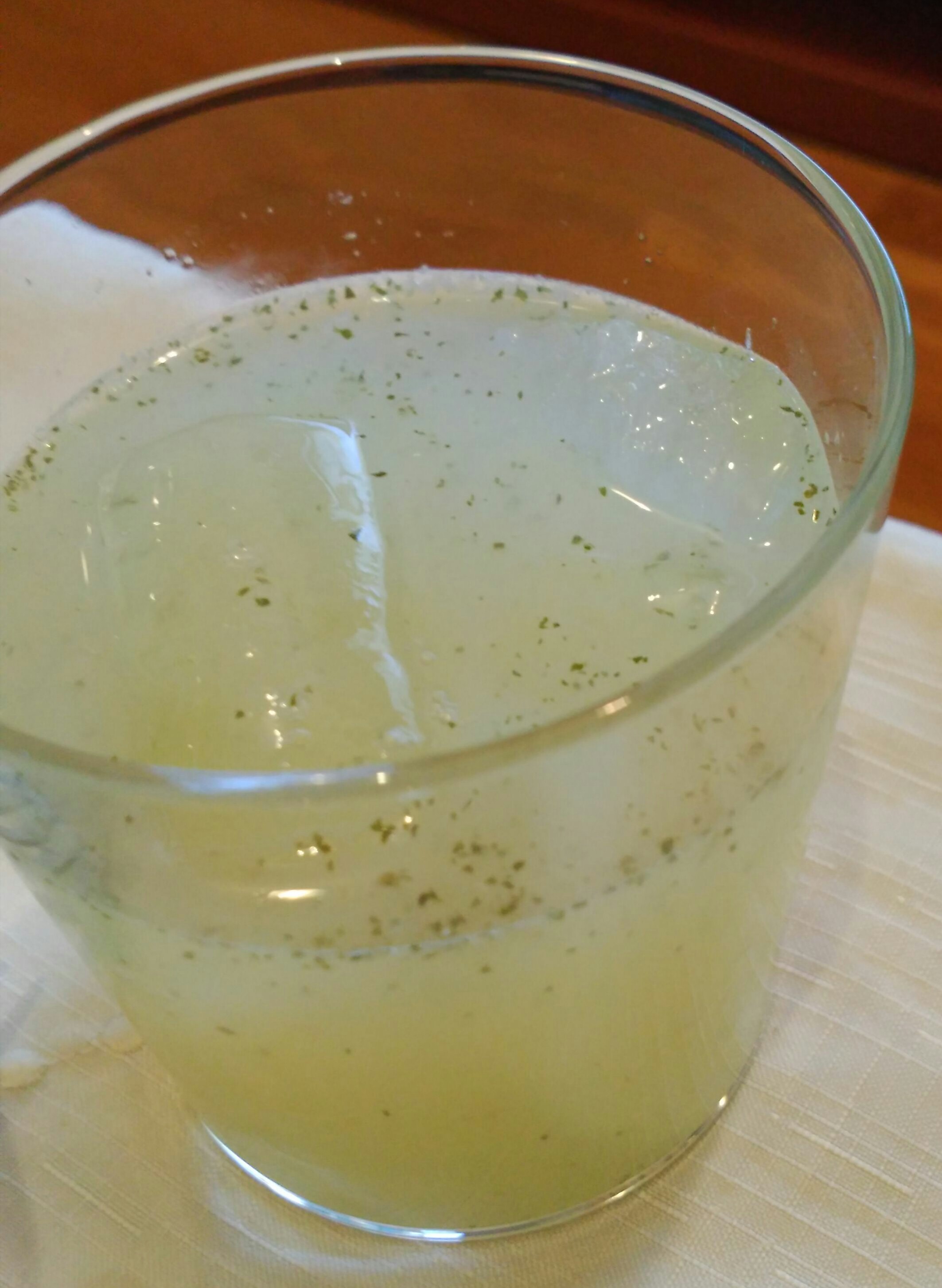 Limonada con menta