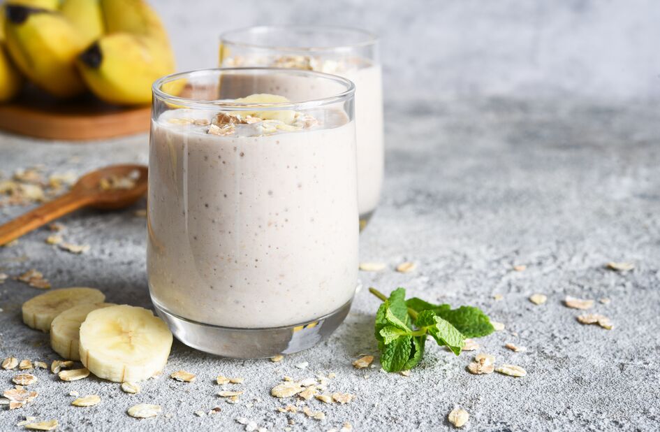 Banaan-vanillemilkshake