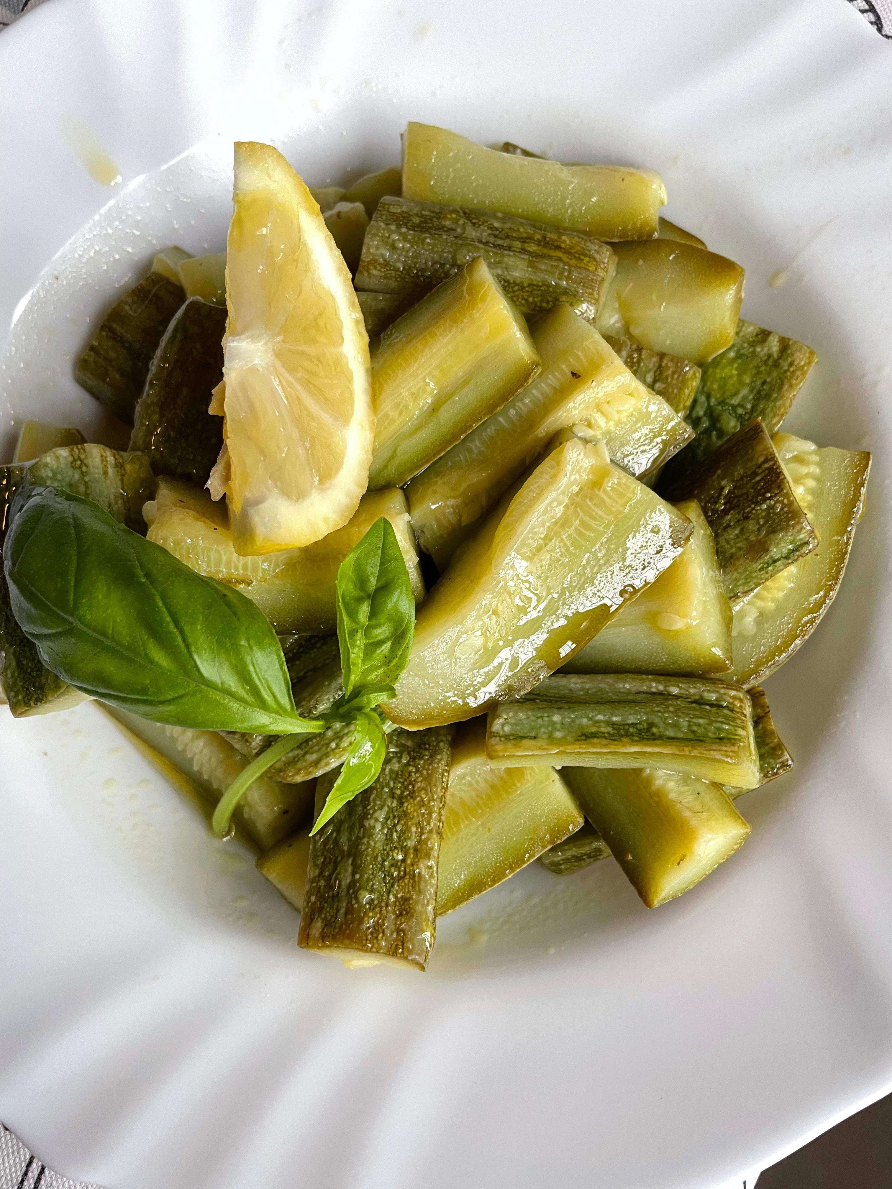 Zucchine al limone