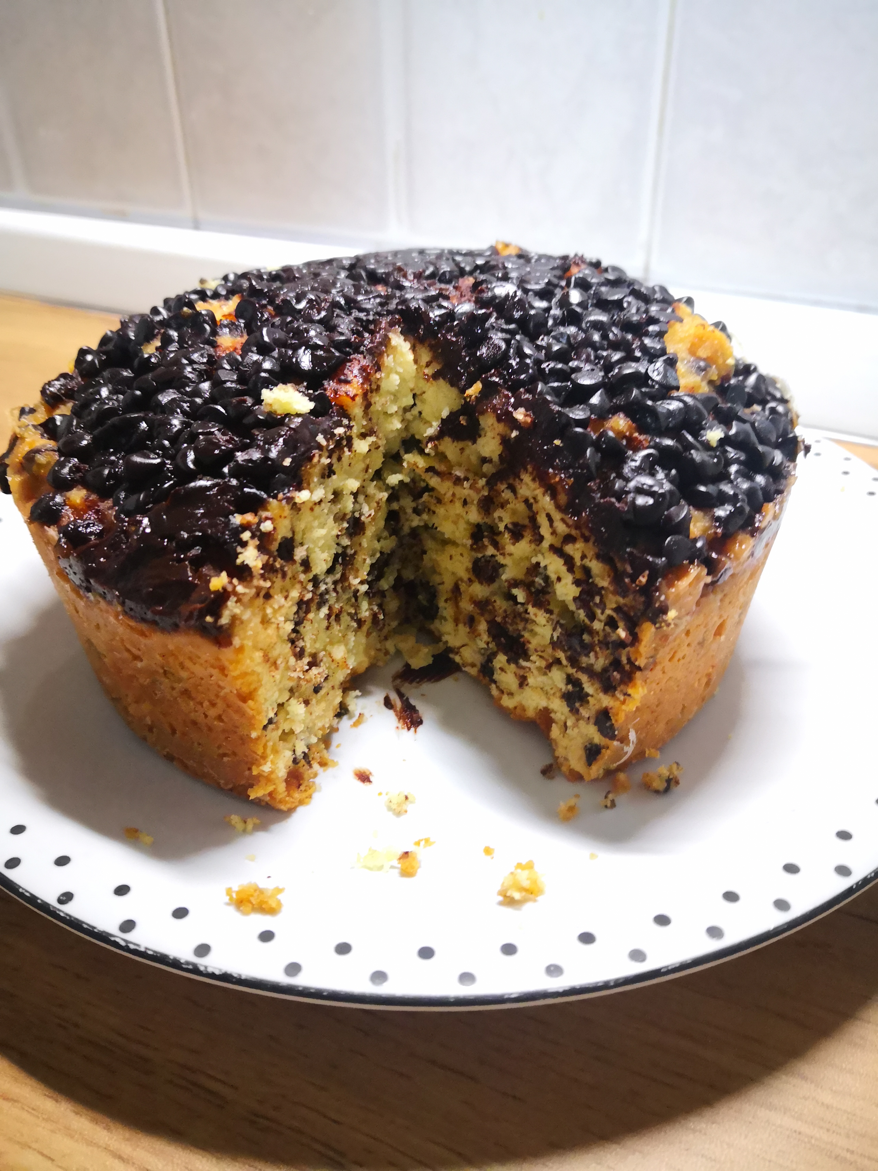 Torta cocco e cioccolato fondente