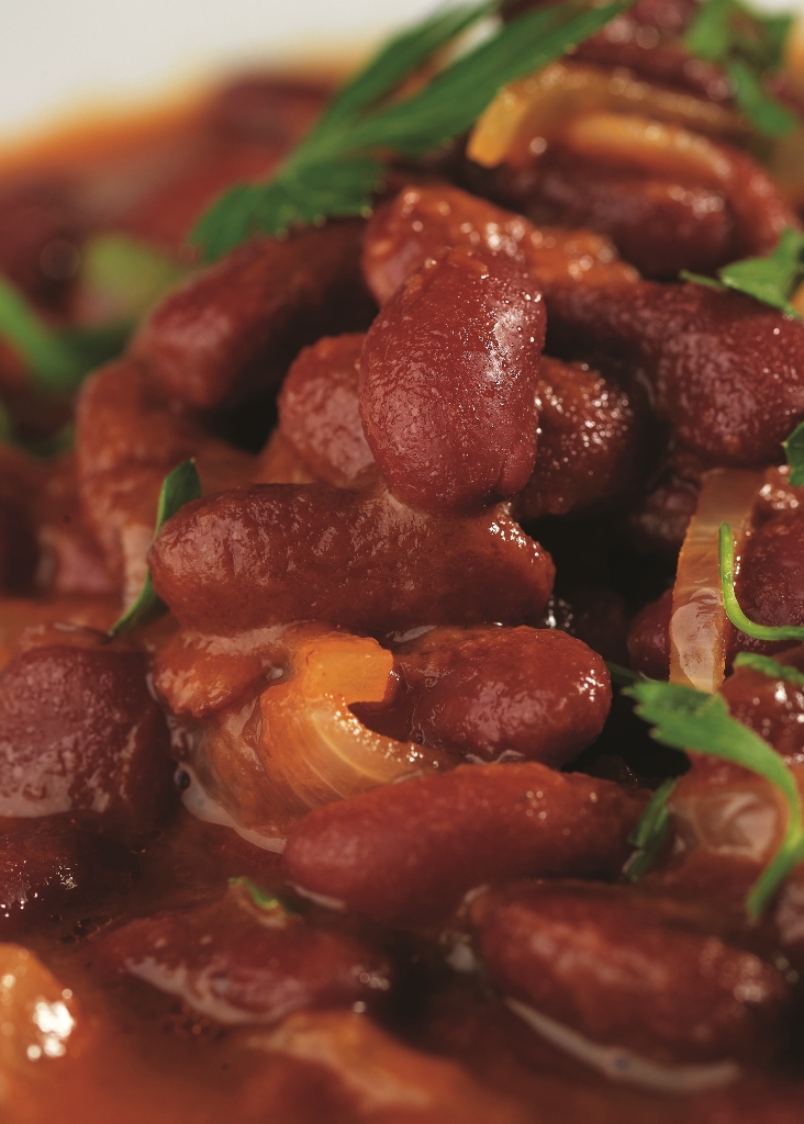 Rote Bohnen mit Tomatensoße