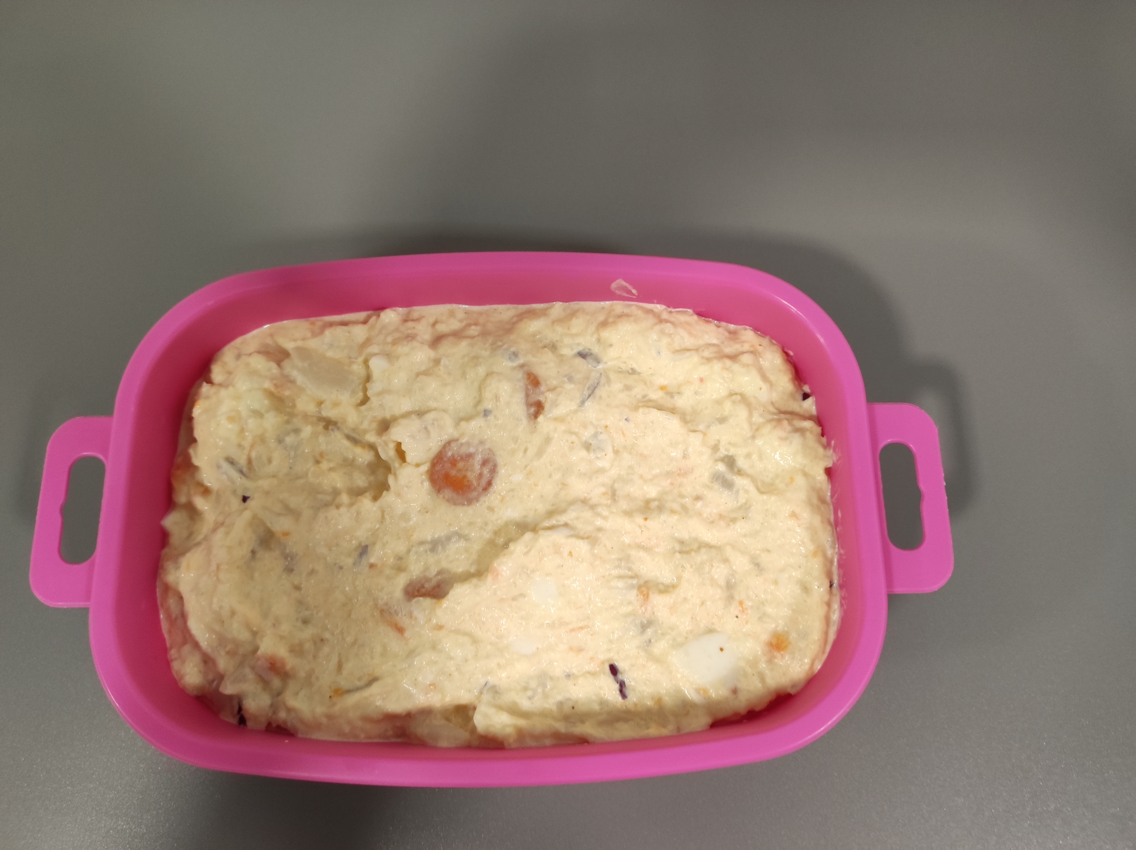 Ensaladilla de coliflor y langostinos