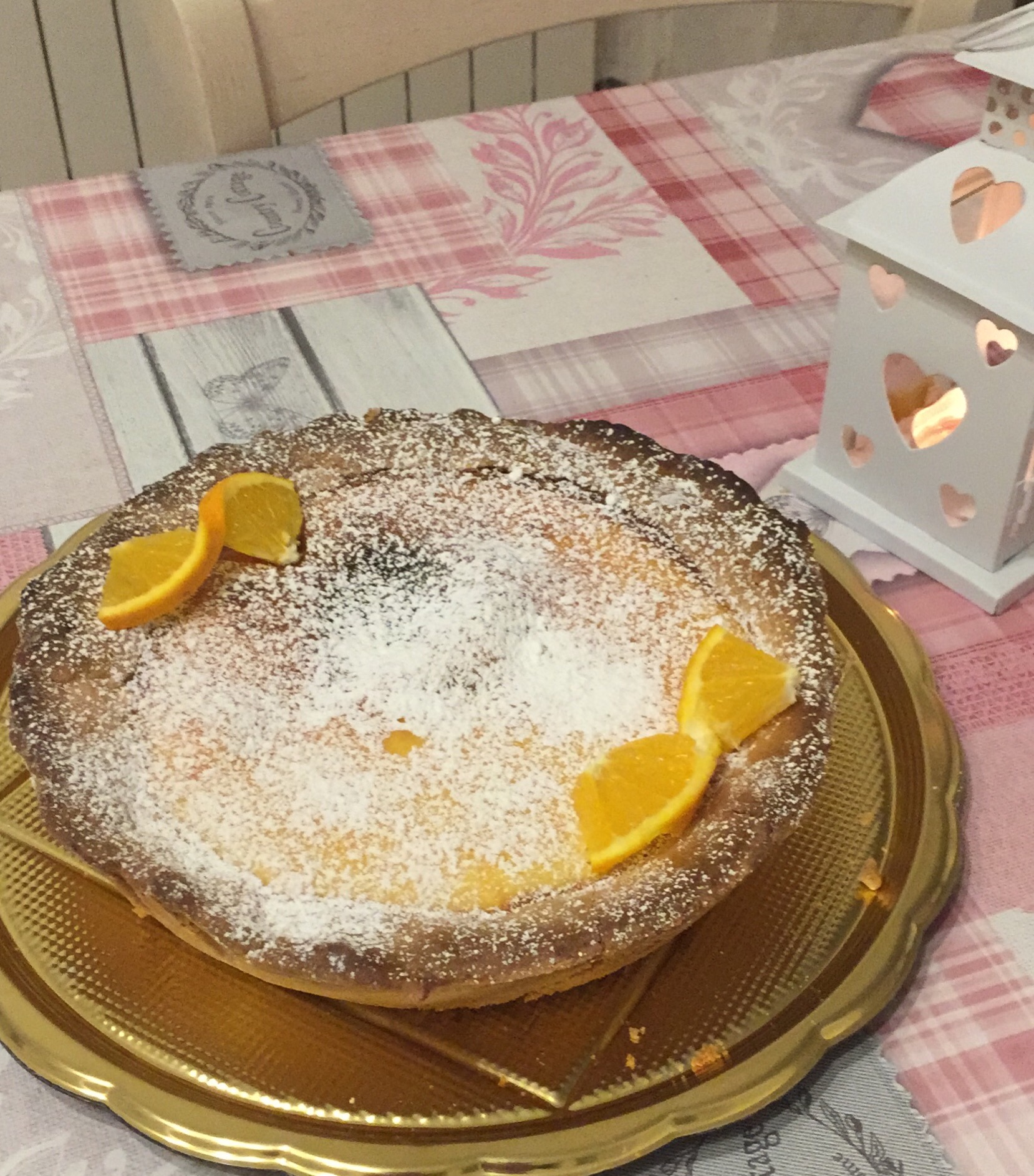 Crostata Ricotta e Arancia