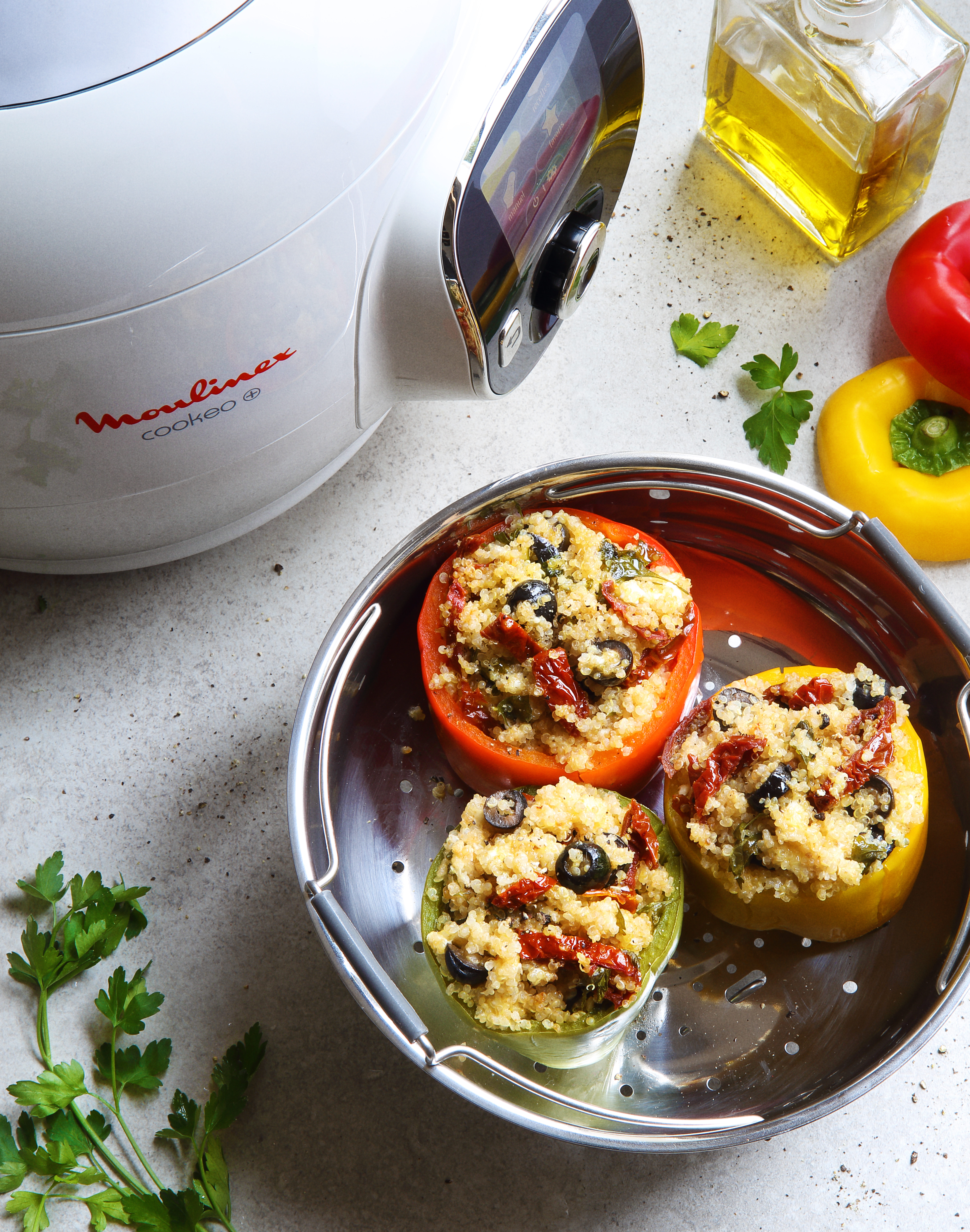 Peperoni ripieni di quinoa