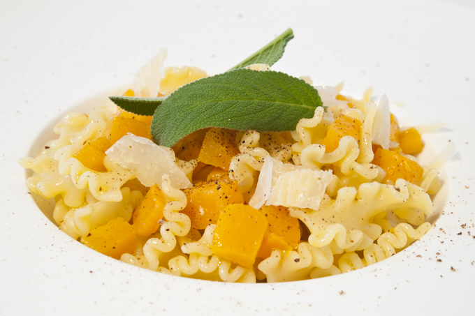 Ricciutelle con la zucca