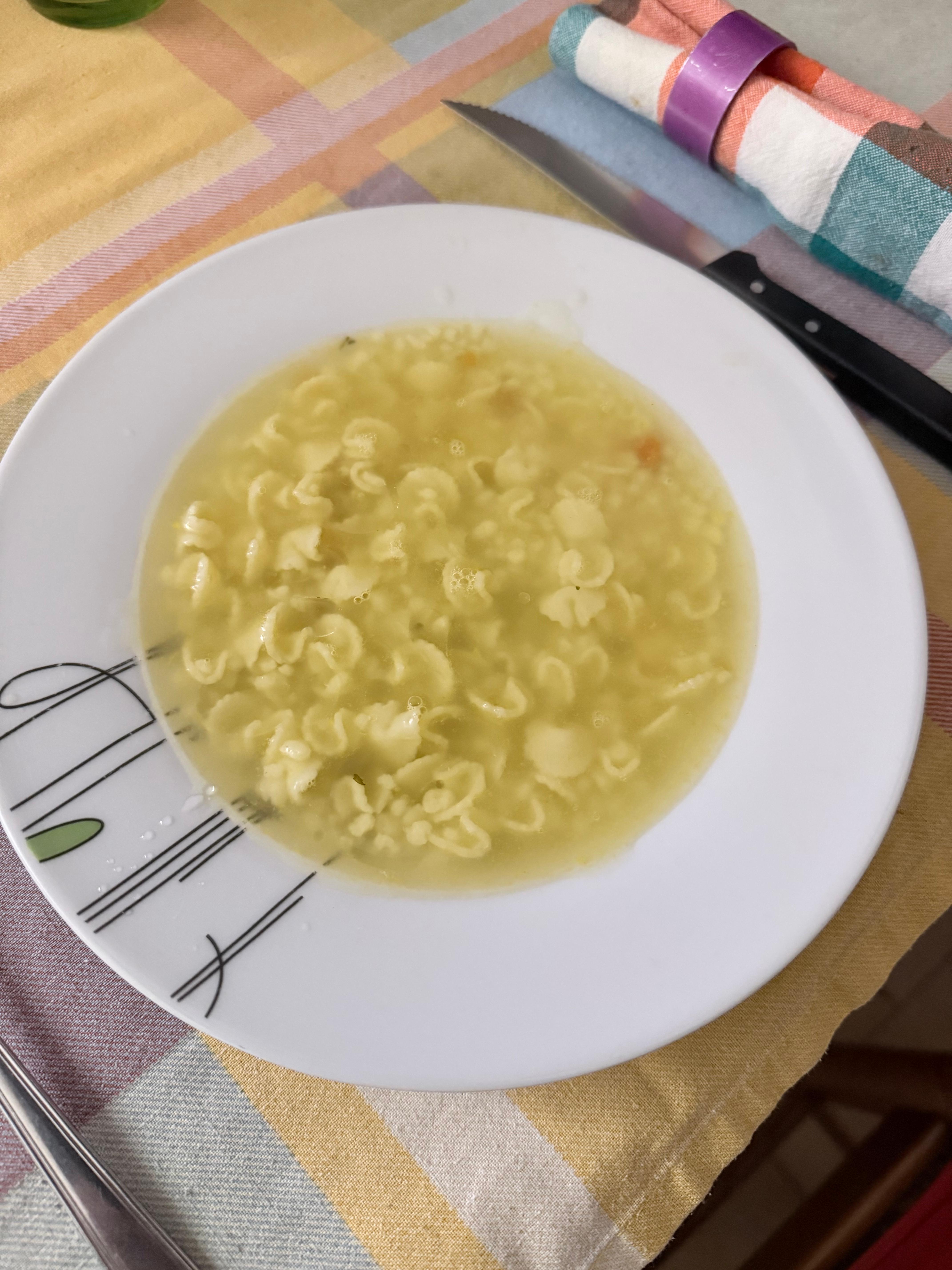 Minestrina con dado di Miki