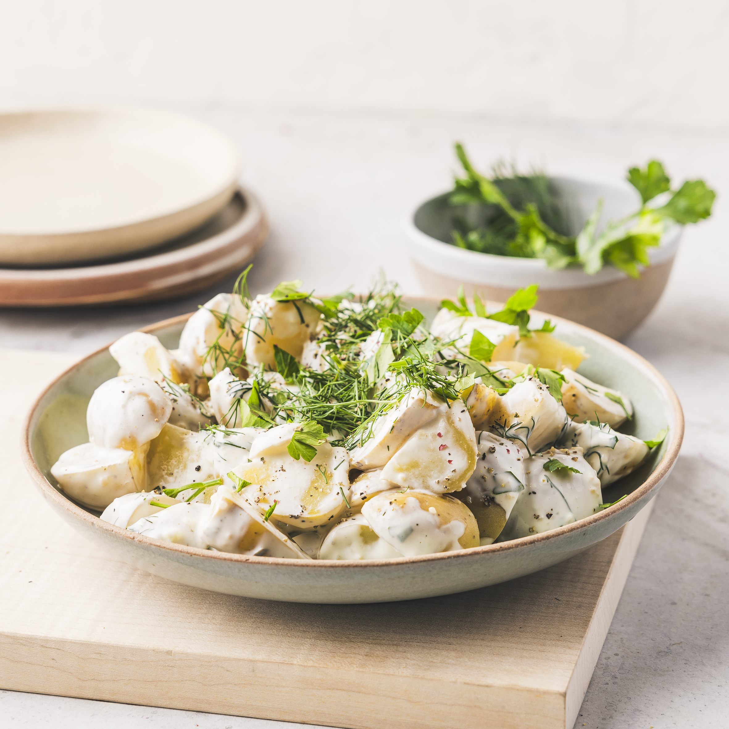 Insalata di patate sana