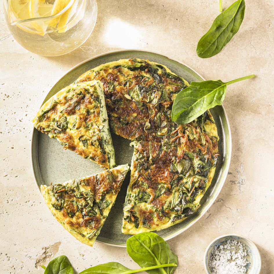 Quiche di spinaci senza pasta