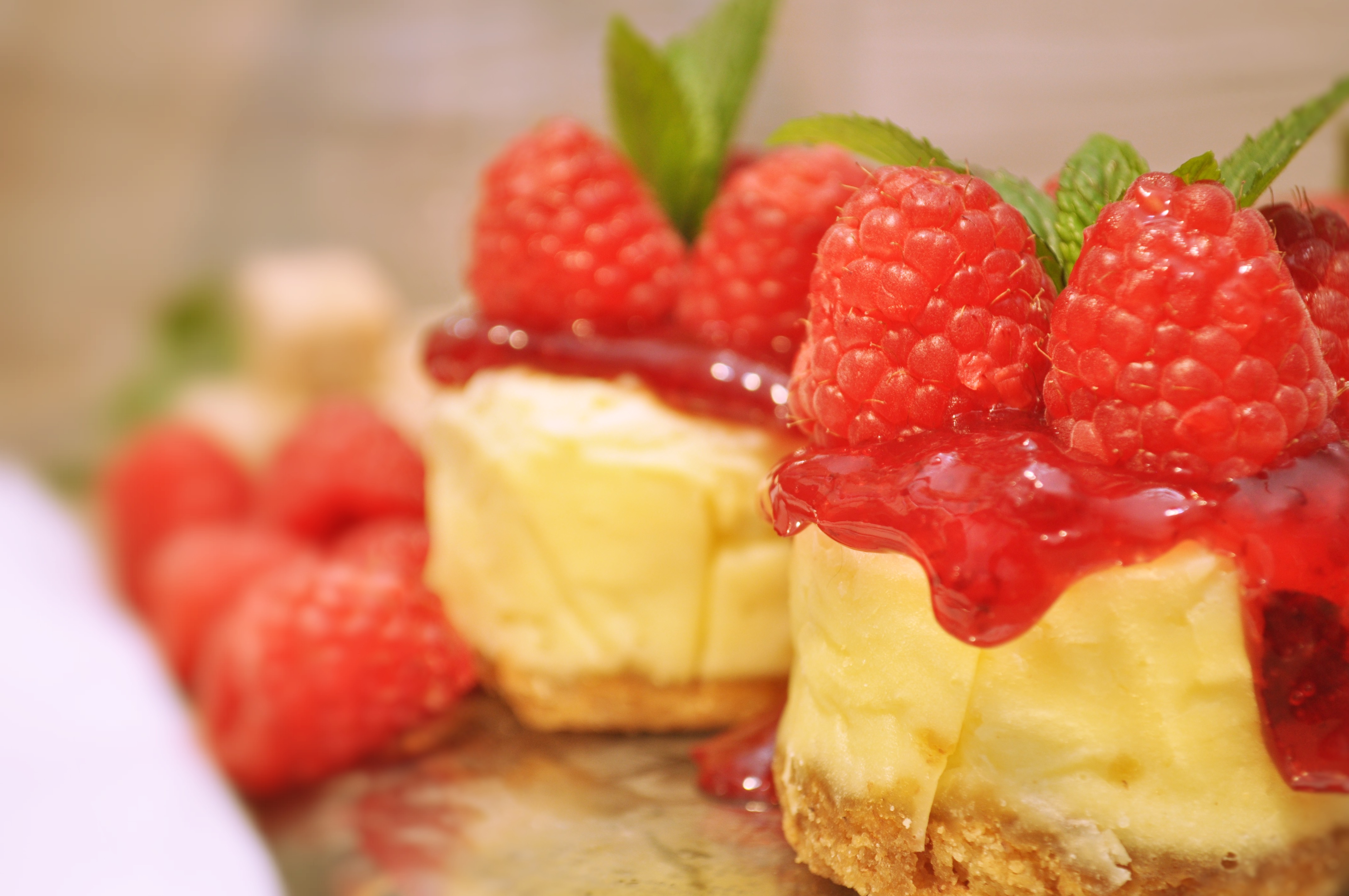 Cheese cake ai lamponi