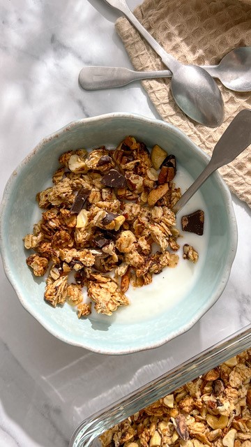 Granola con yogur Realfooding