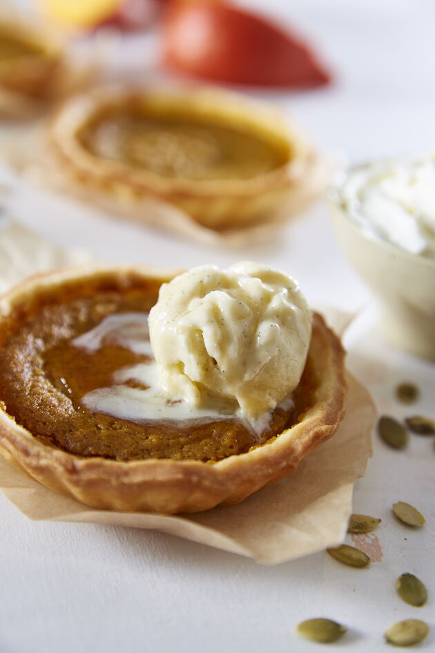 Tarta de calabaza con jarabe de arce