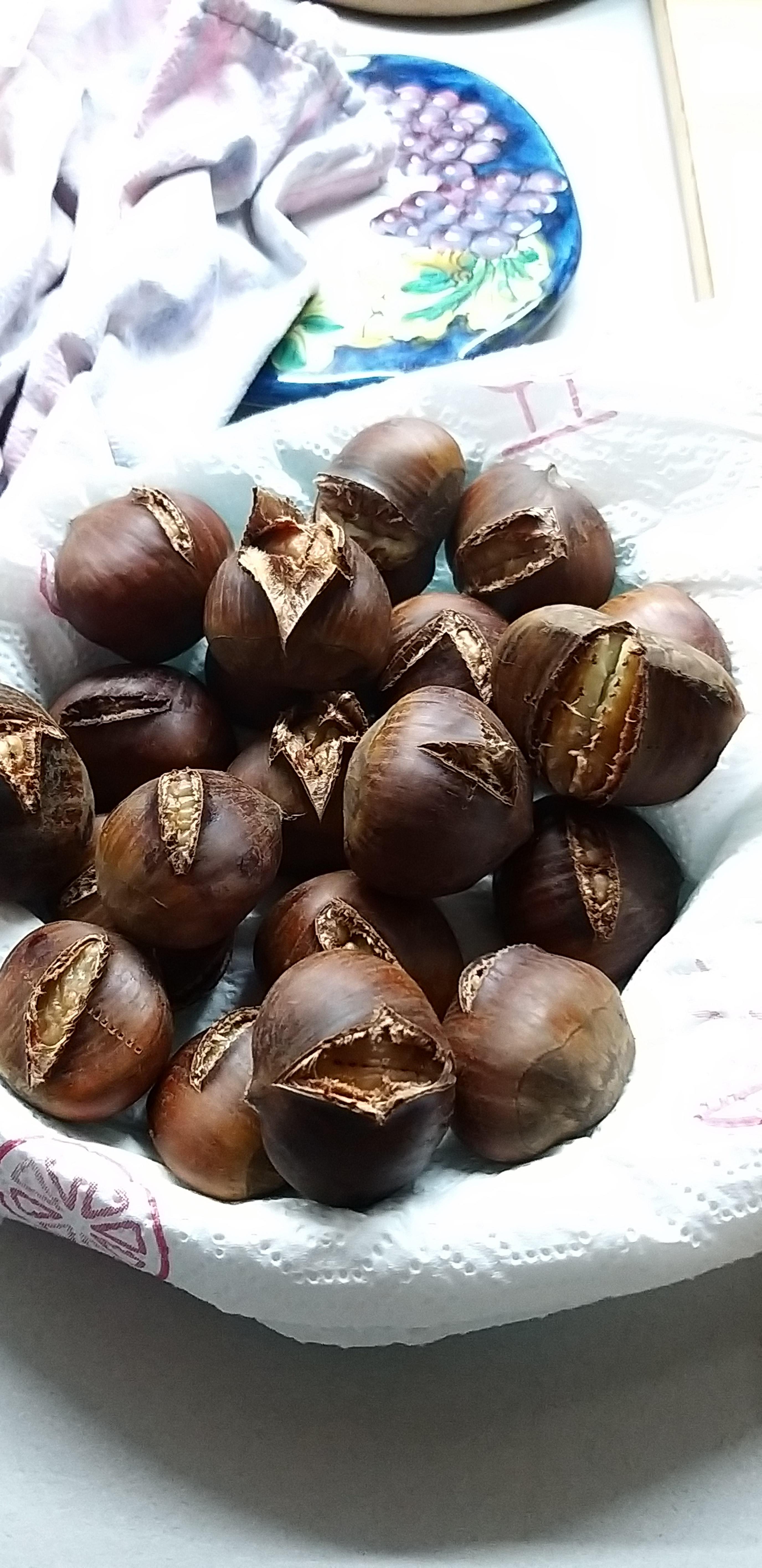 Castagne cotte al vapore
