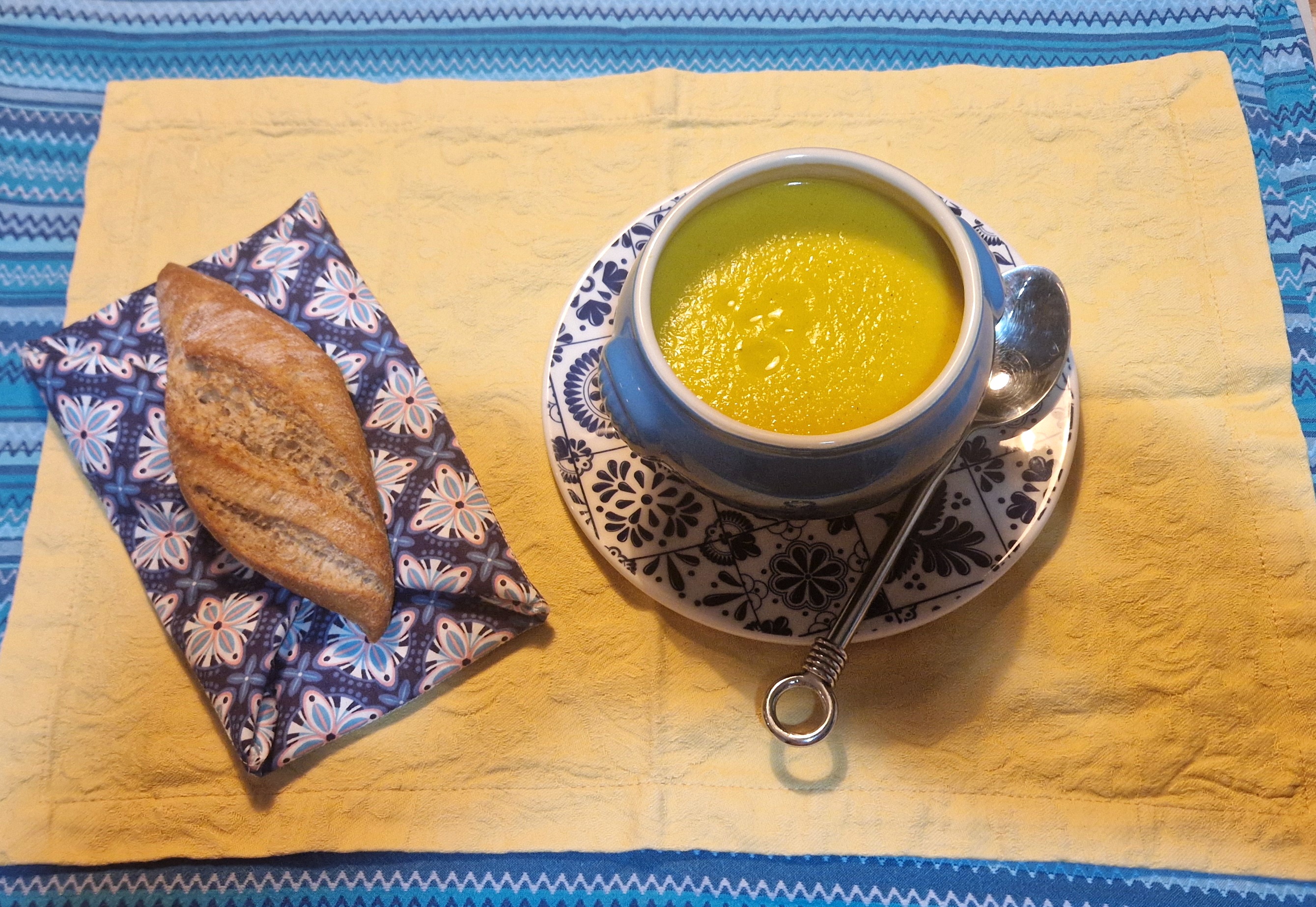CREMA DE MANZANA Y CALABAZA