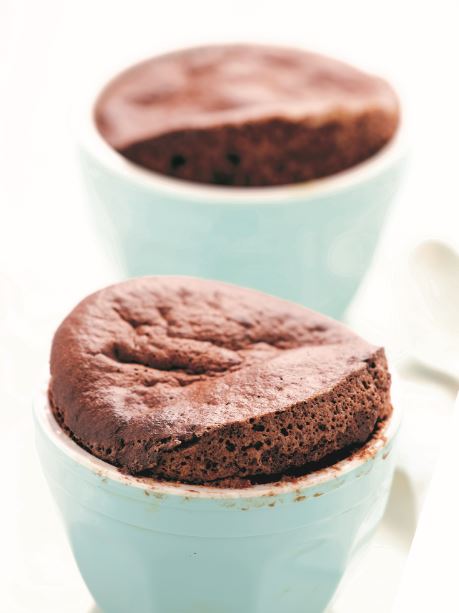Soufflés de chocolate