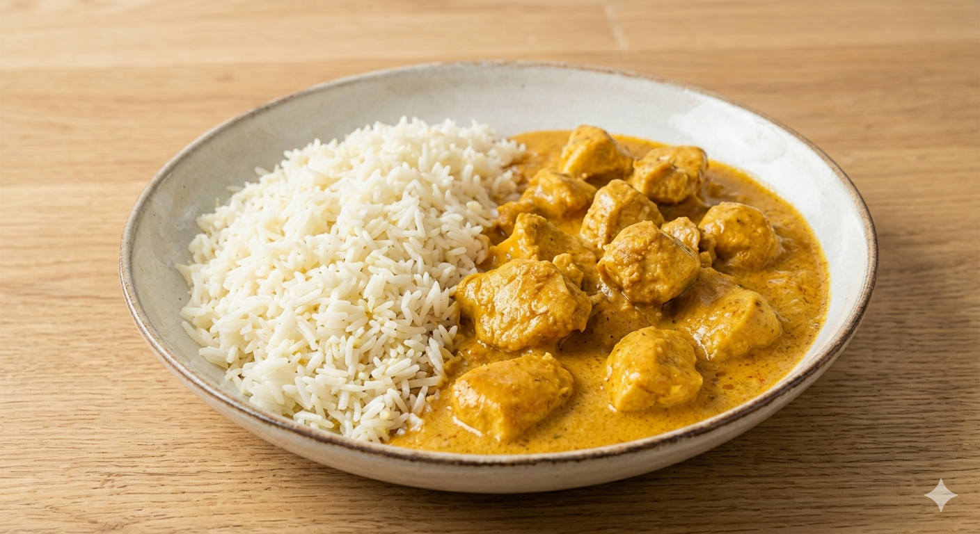 Pollo al curry con riso basmati di Silvia