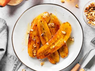 Banane caramellate