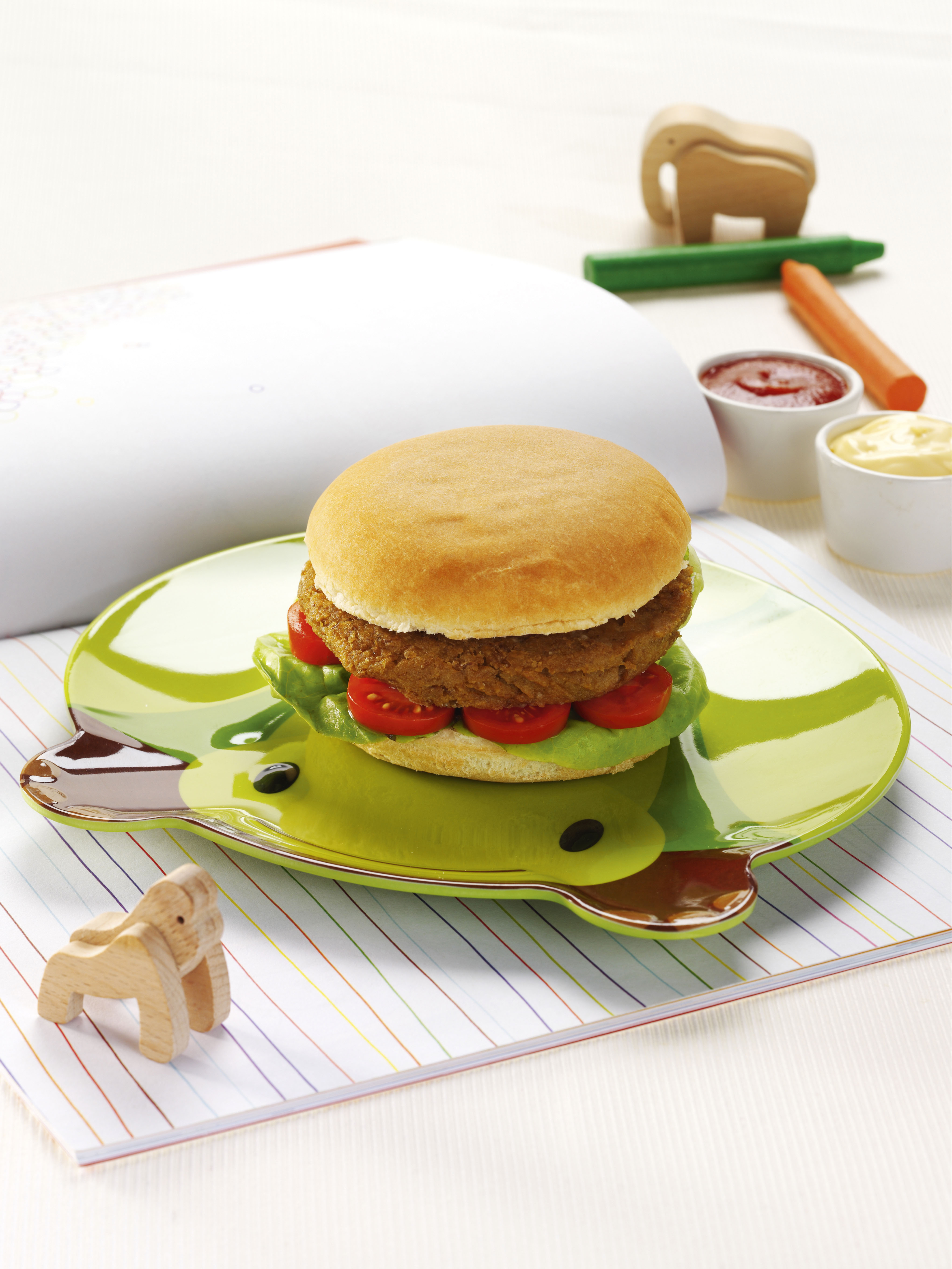 Hamburger vegetariani per bambini