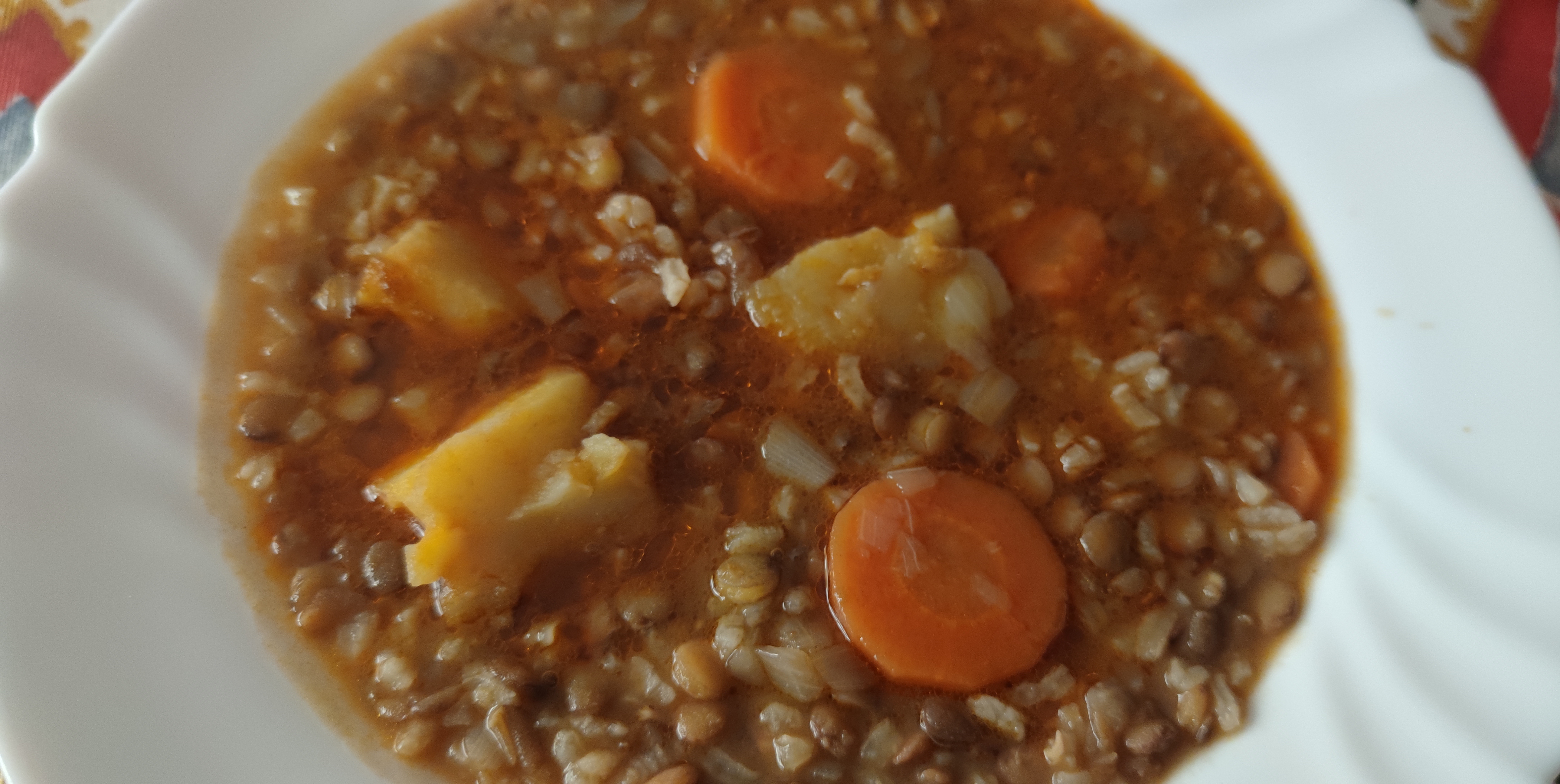 Lentejas con arroz