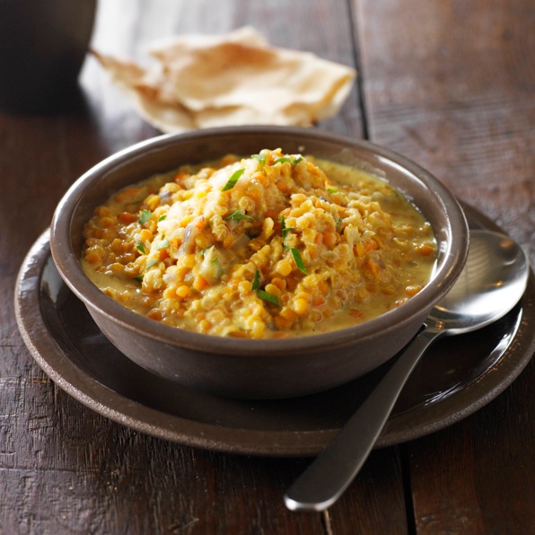 Curry di lenticchie corallo
